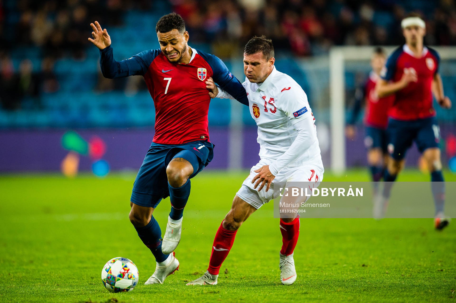 Joshua King of Norway and Vasil Bozhikov of Bulgaria