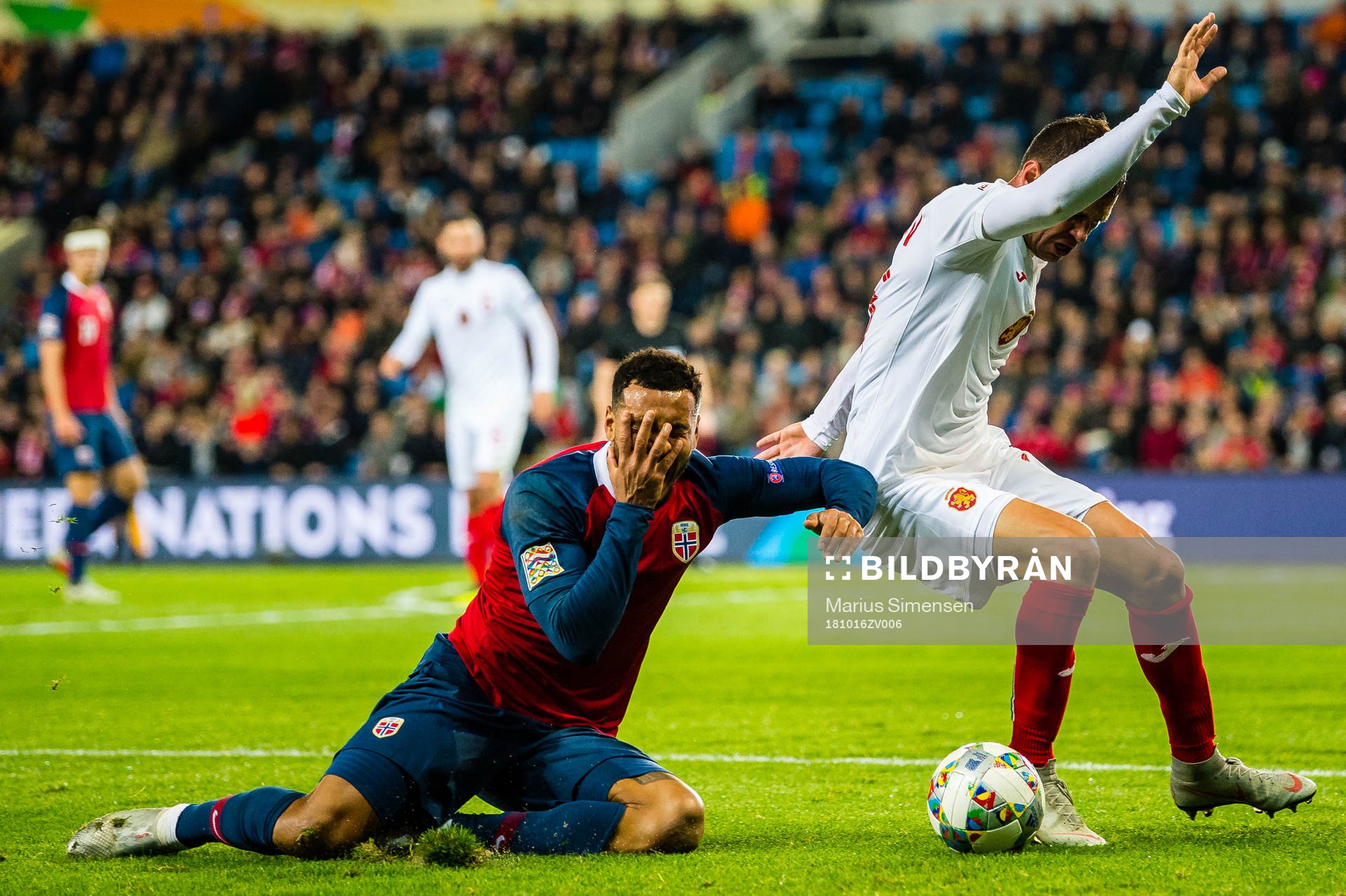 Joshua King of Norway and Vasil Bozhikov of Bulgaria