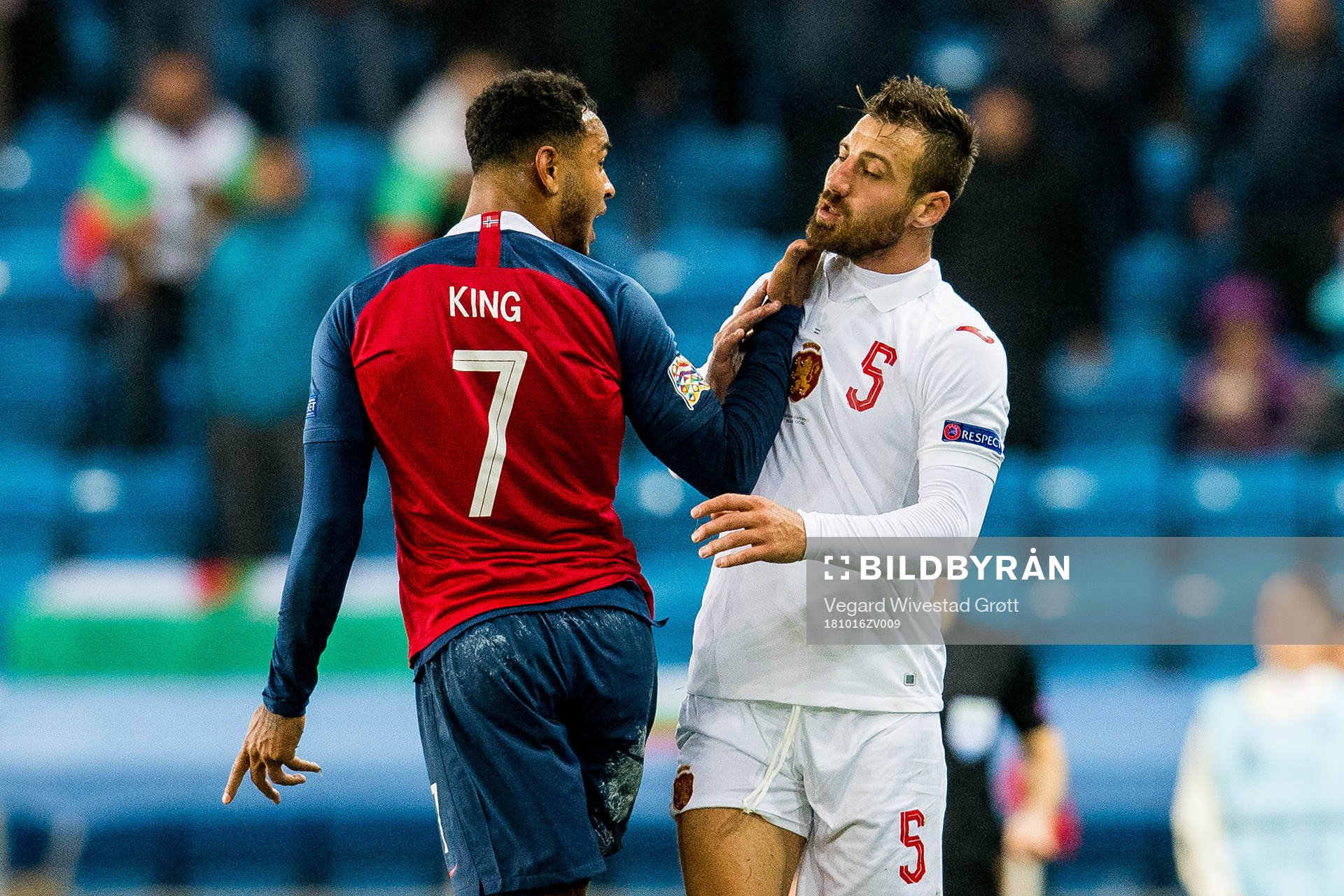 Joshua King of Norway and Nikolay Bodurov of Bulgaria