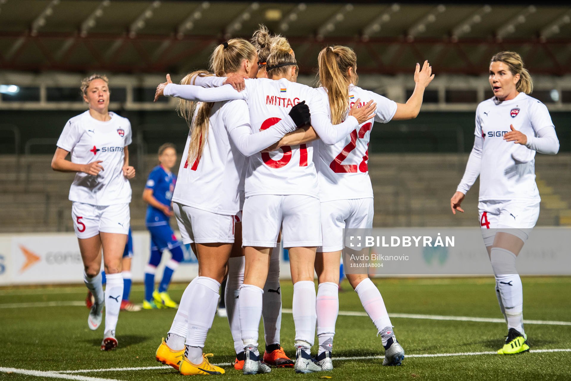 Rosengårds Lisa-Marie Utland jublar