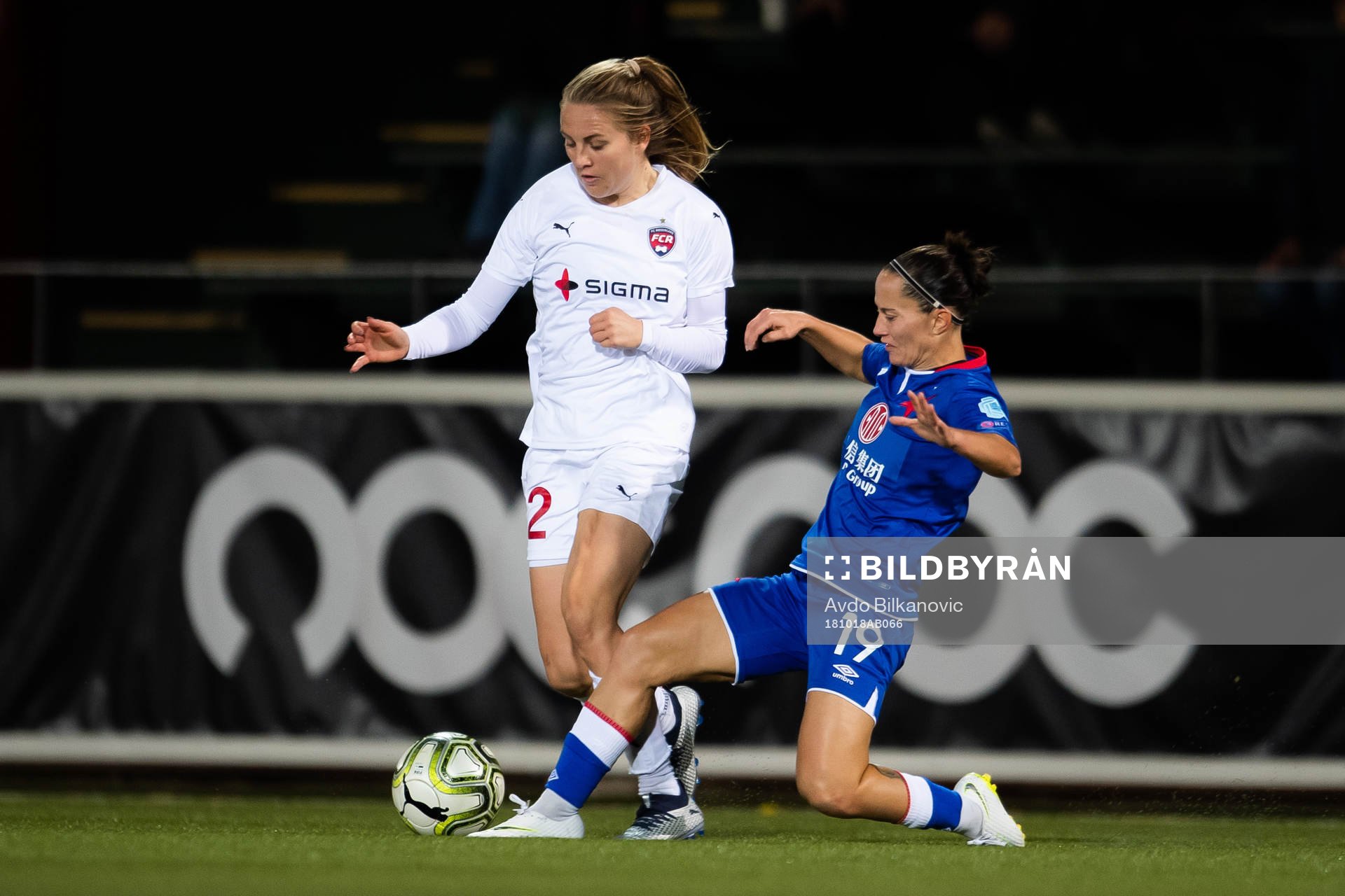 Rosengårds Nathalie Björn och Slavia Petra Divišová