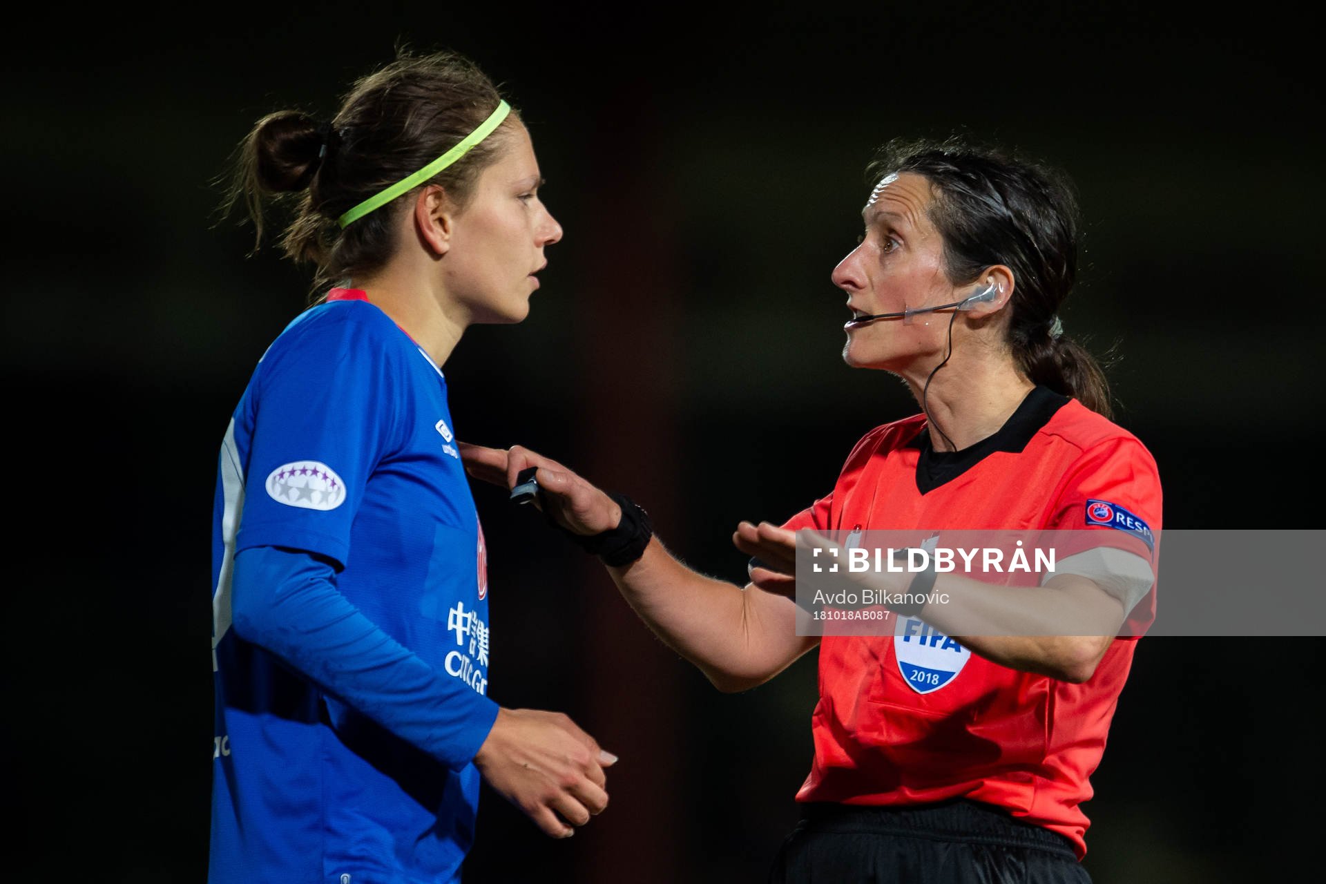 Domare Amy Rayner och Slavia Diana Bartovičová