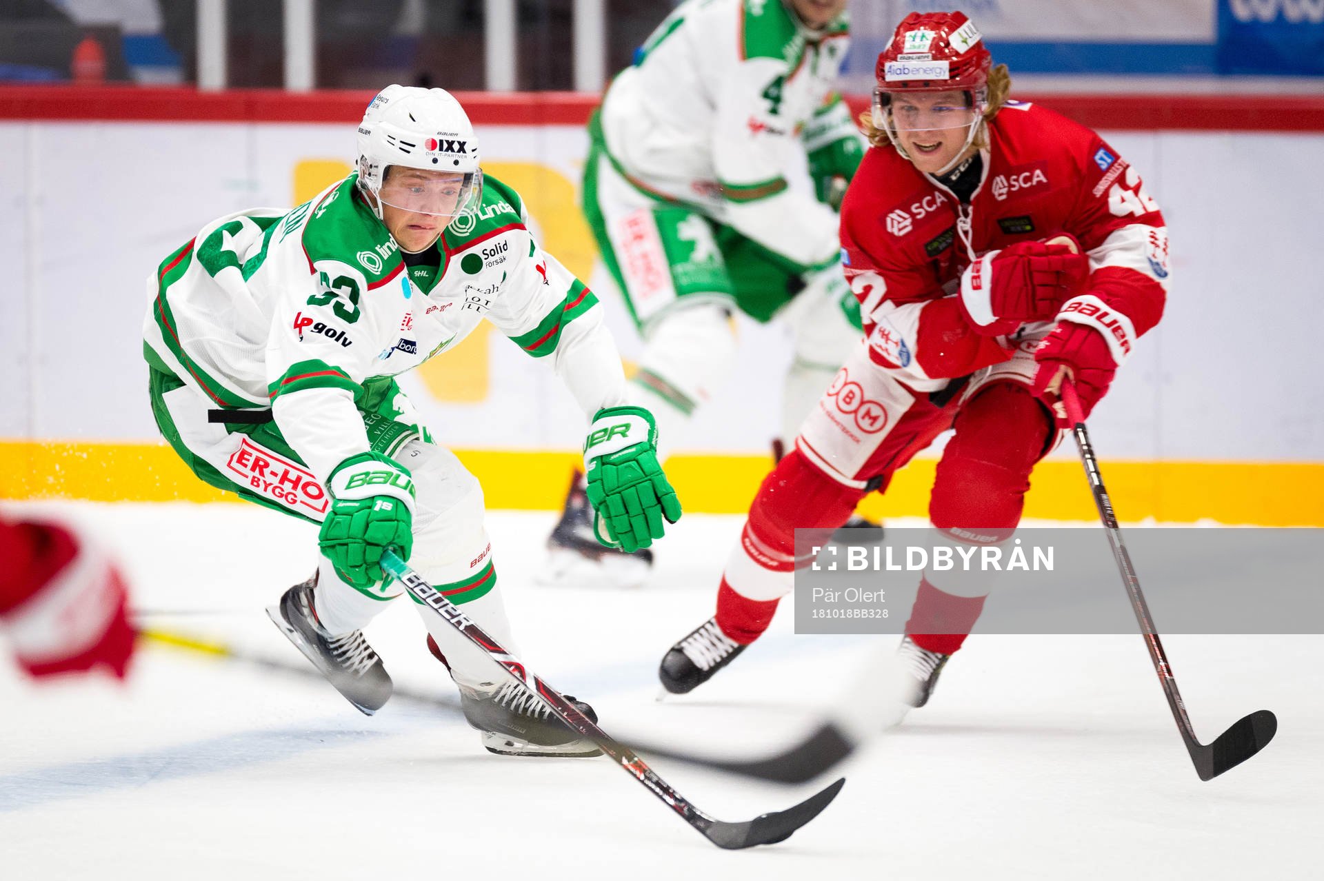 Rögles Samuel Jonsson och Timrås Oskar Drugge