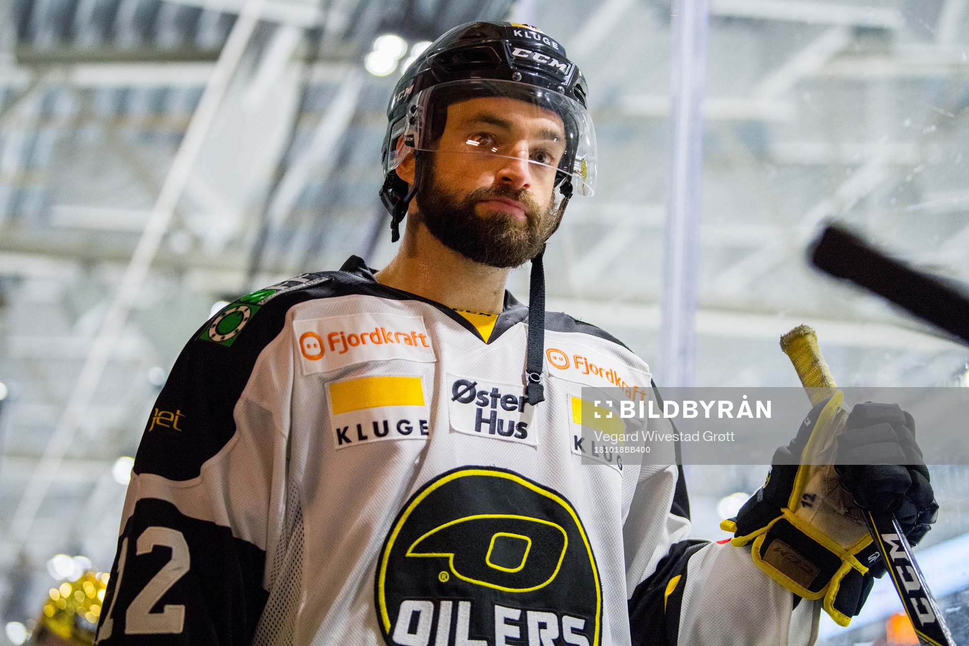 Mats Larsen Mostue of Stavanger Oilers