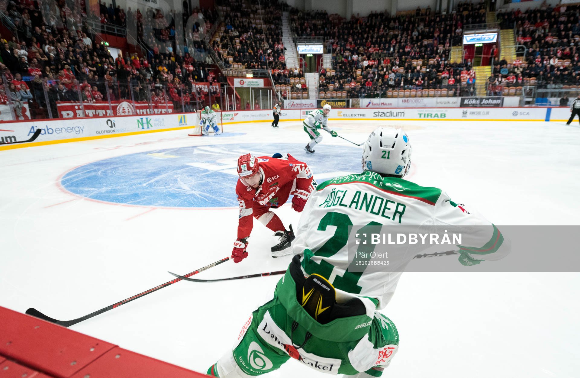 Rögles Nils Höglander och Timrås Morten Madsen