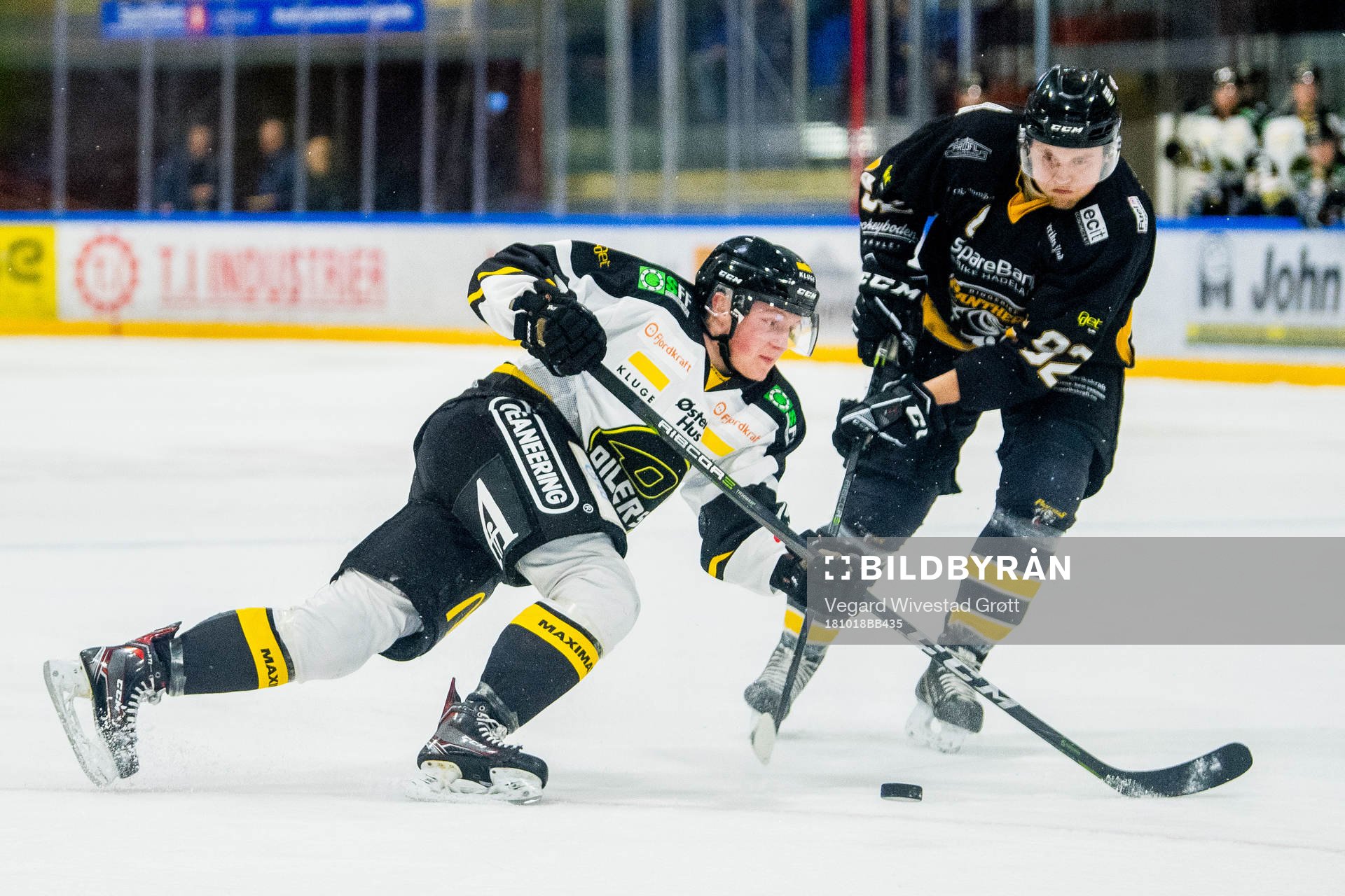 Johannes Johannesen of Stavanger Oilers and Kristoffer