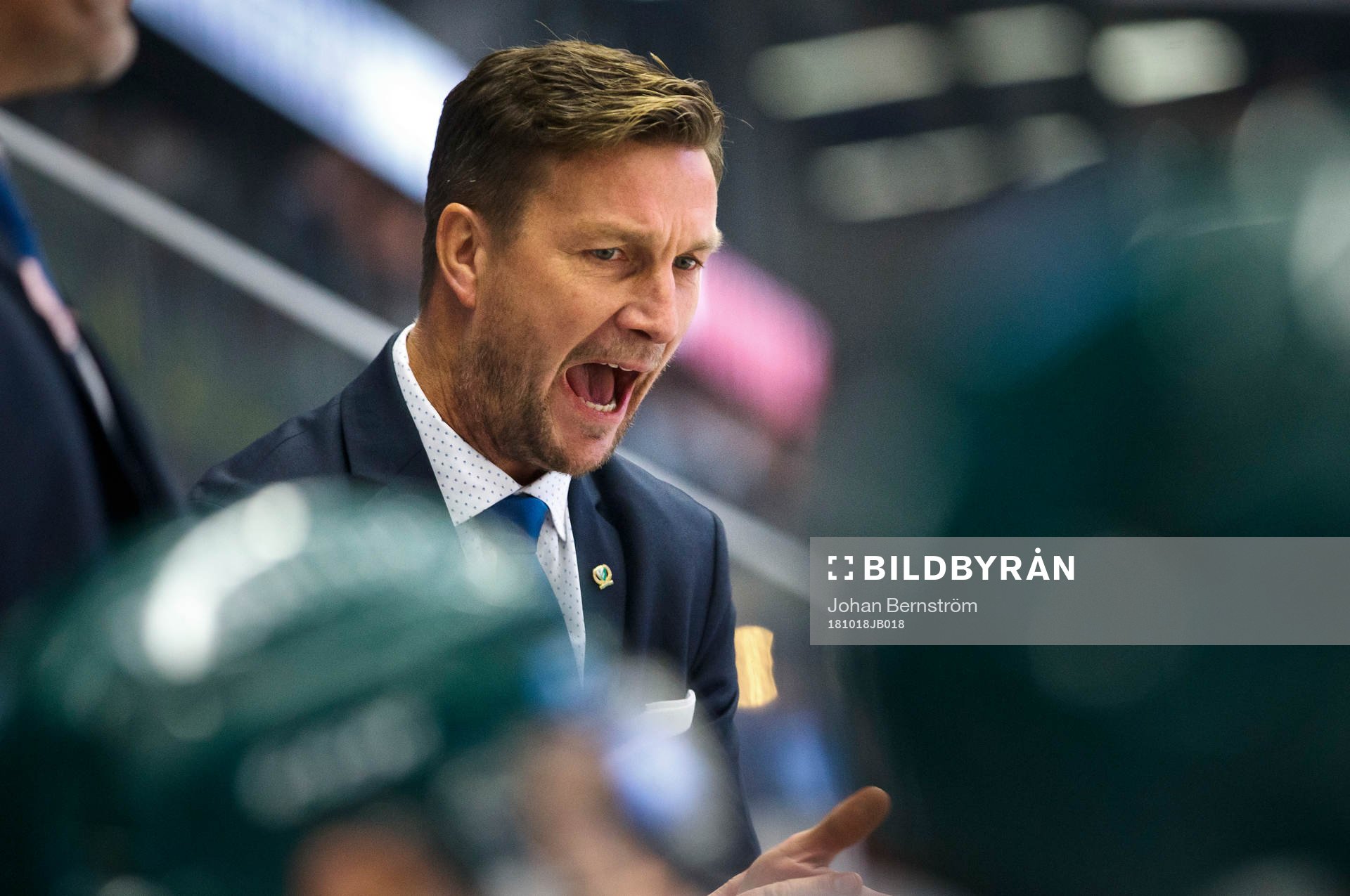 Färjestads tränare Johan Pennerborn