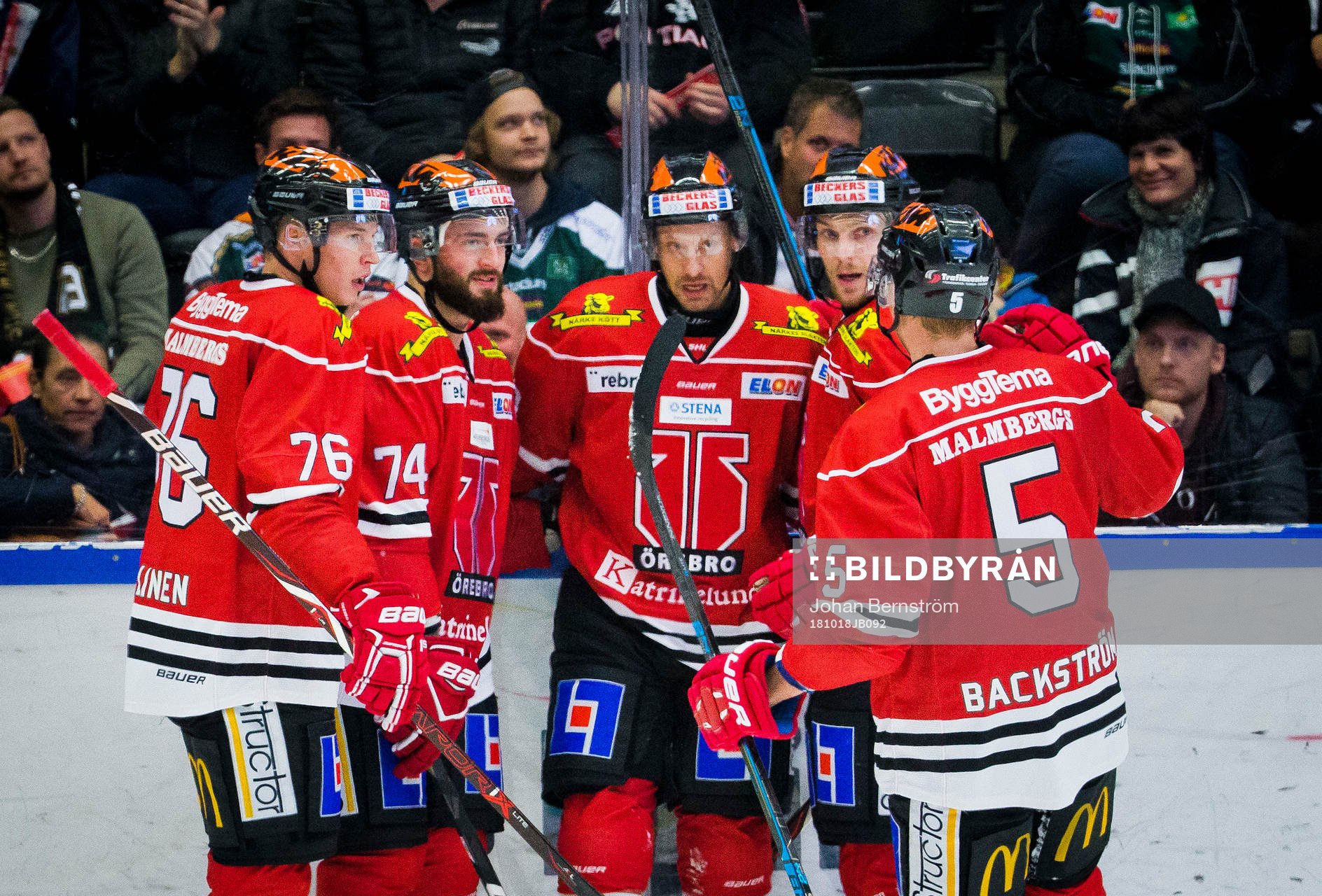 Örebros Marcus Weinstock gör 3-4 och jublar med Jere