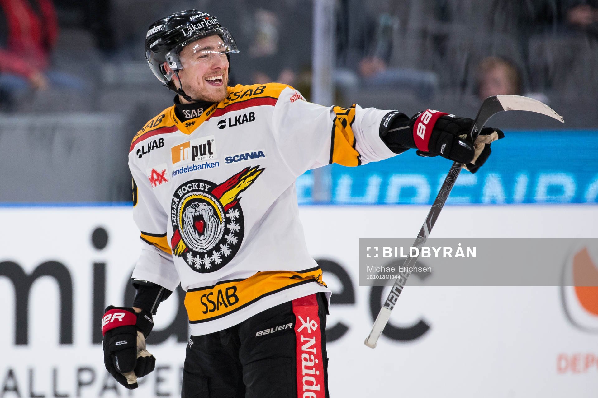 Luleås Johan Forsberg jublar