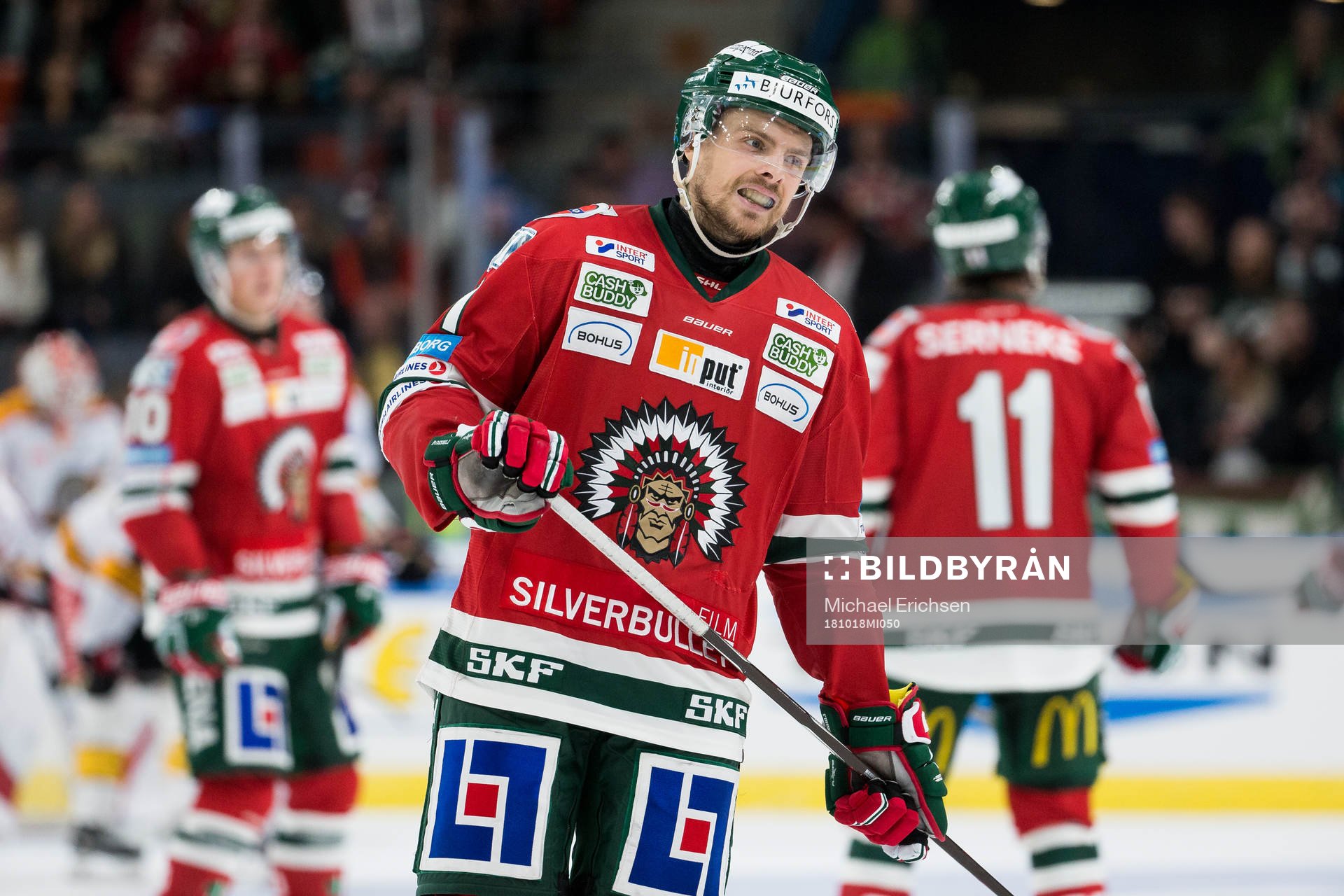 Frölundas Mats Rosseli Olsen deppar
