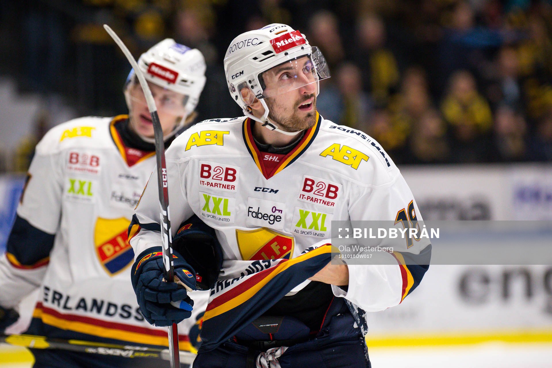 Djurgårdens Albin Lundin jublar