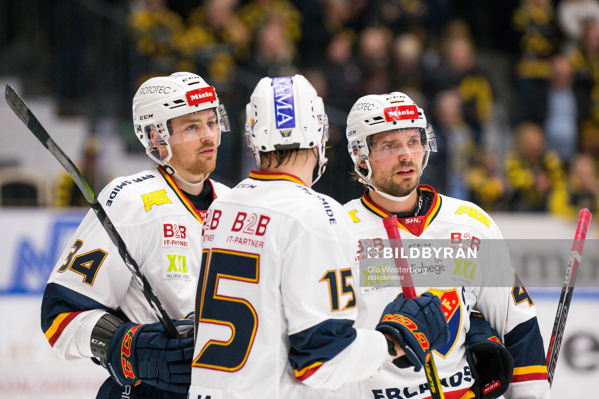 Djurgårdens Daniel Brodin , Jakob Lilja och Jacob Josefson