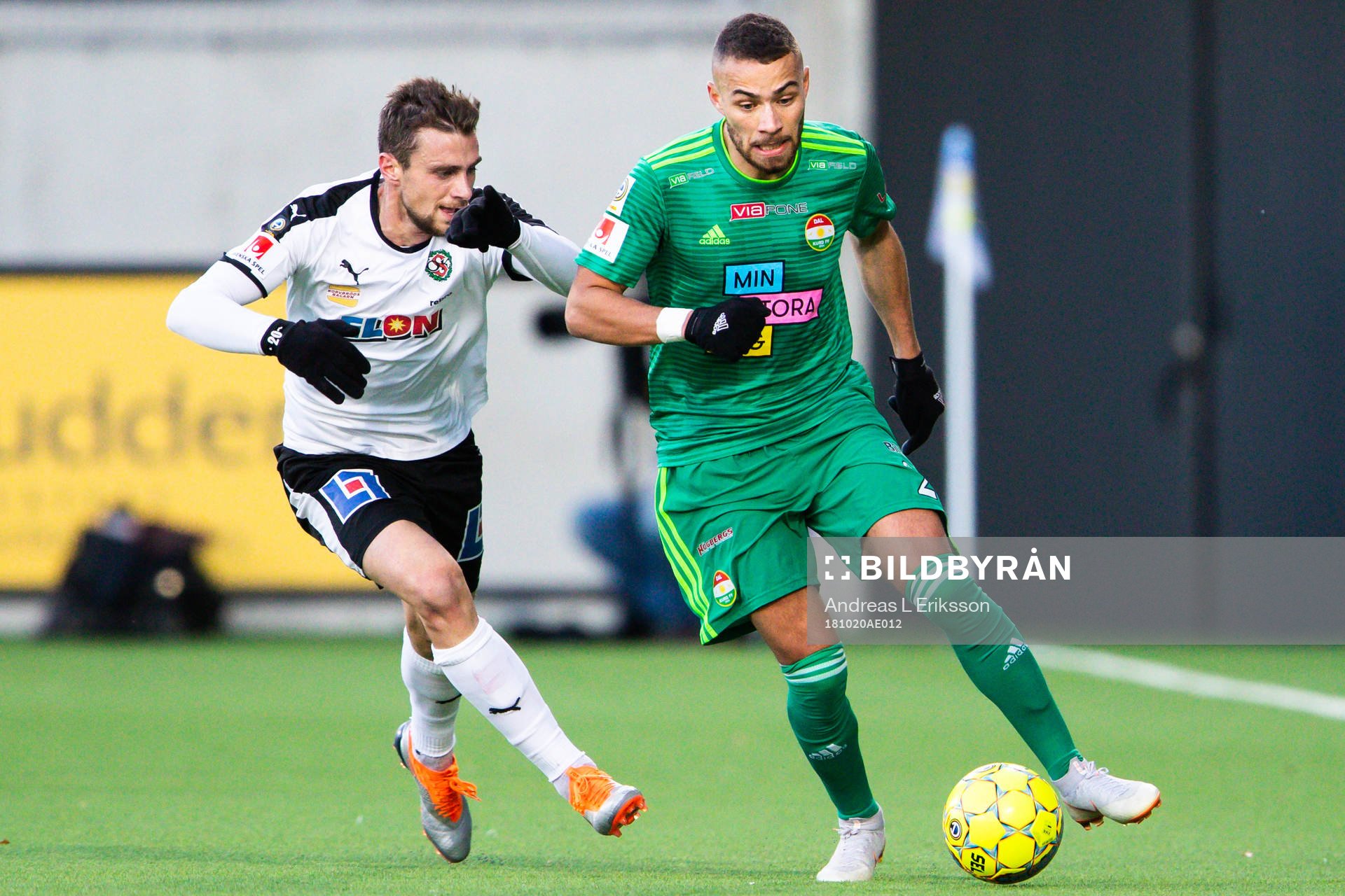 Örebros Filip Rogic och Dalkurds Malkolm Moenza