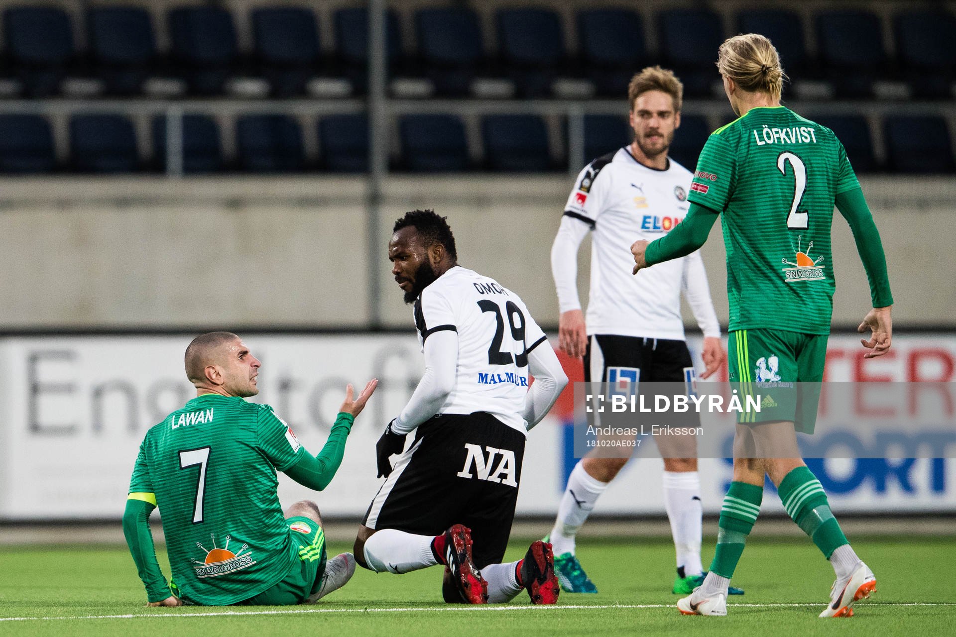 Dalkurds Rawez Lawan och Örebros Michael Junior Omoh