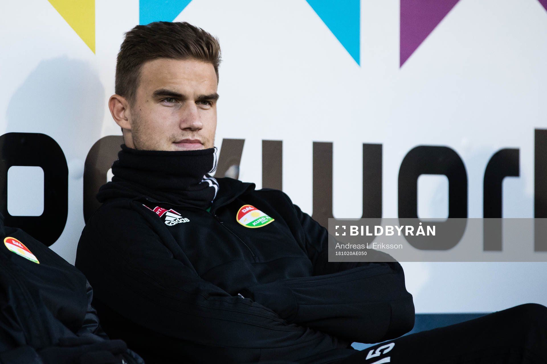 Dalkurds Eero Markkanen på bänken