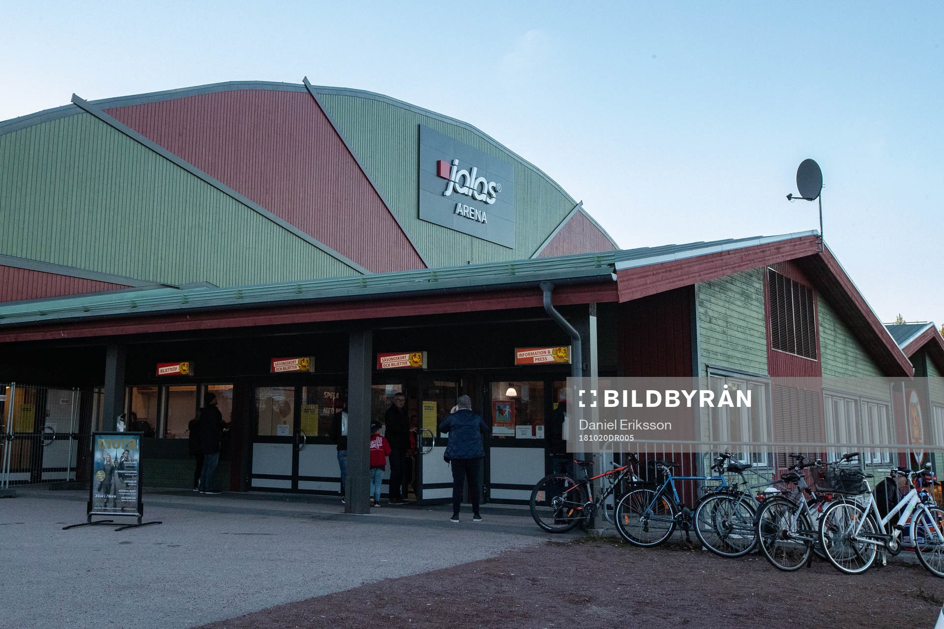 Jalas Arena innan ishockeymatchen i SHL mellan Mora och