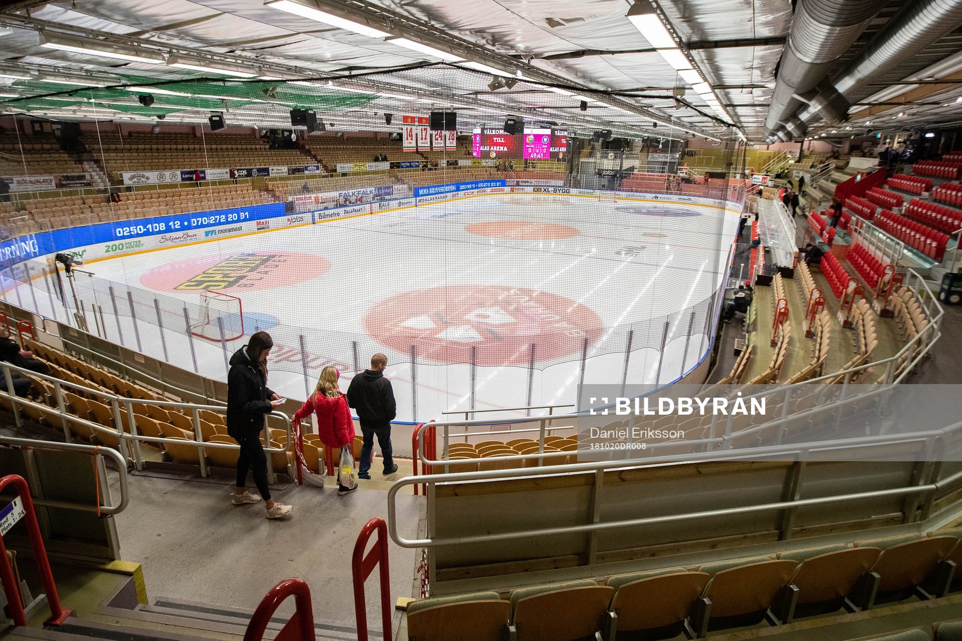Jalas Arena innan ishockeymatchen i SHL mellan Mora och