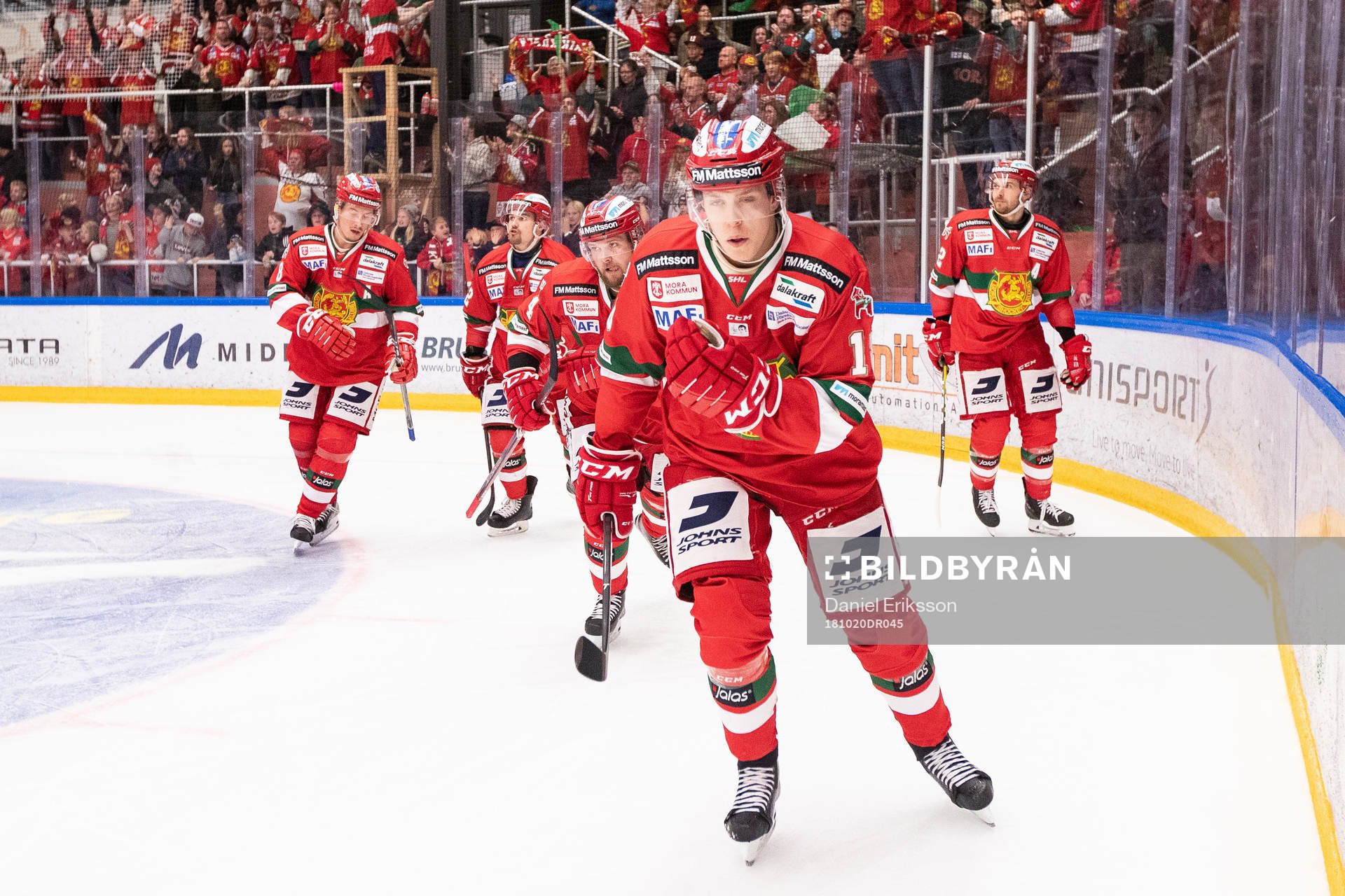 Moras Emil Aronsson jublar