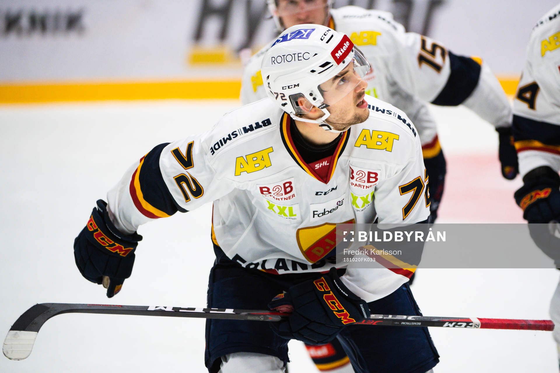 Djurgårdens Emil Bemström jublar