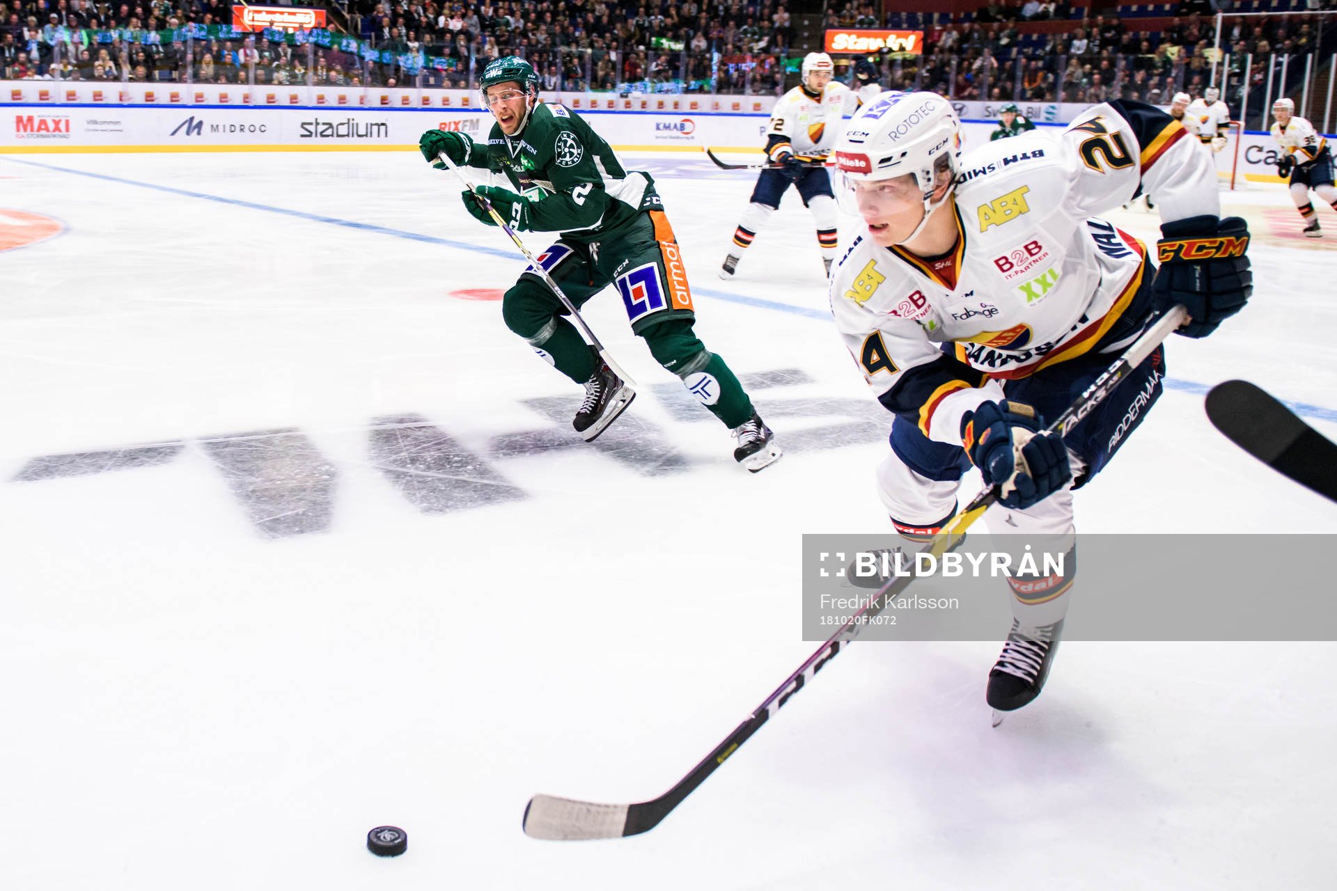 Färjestads Per Åslund och Djurgårdens Erik