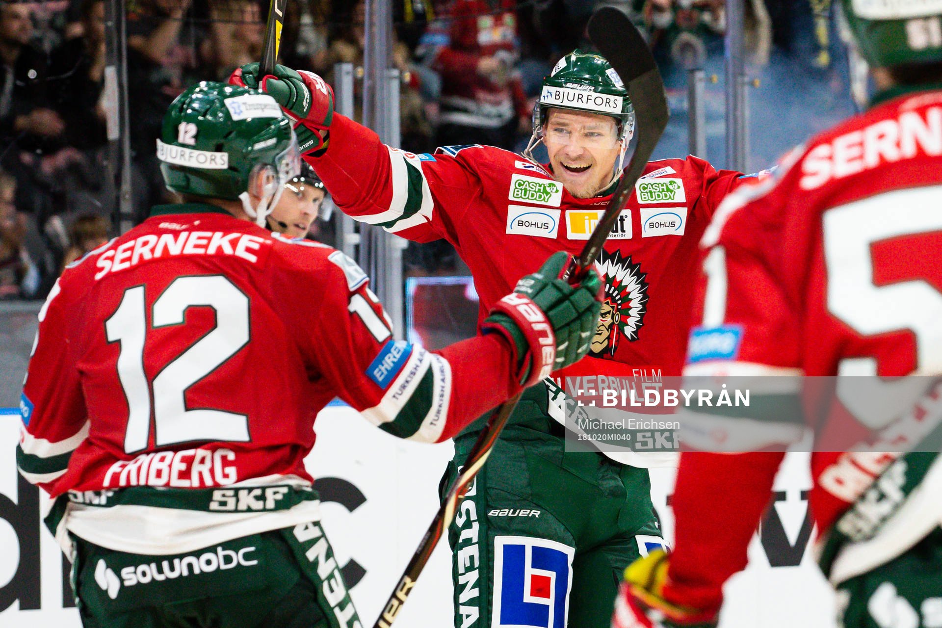 Frölundas Kristoffer Gunnarsson jublar