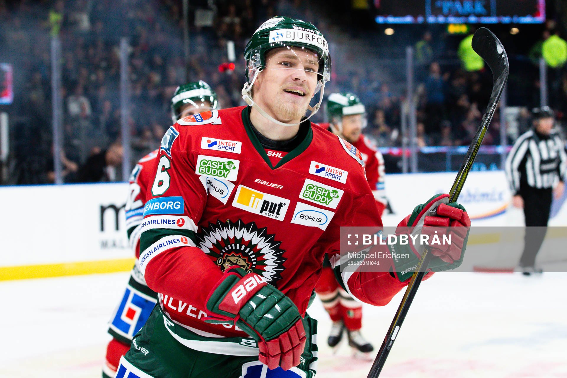 Frölundas Kristoffer Gunnarsson jublar