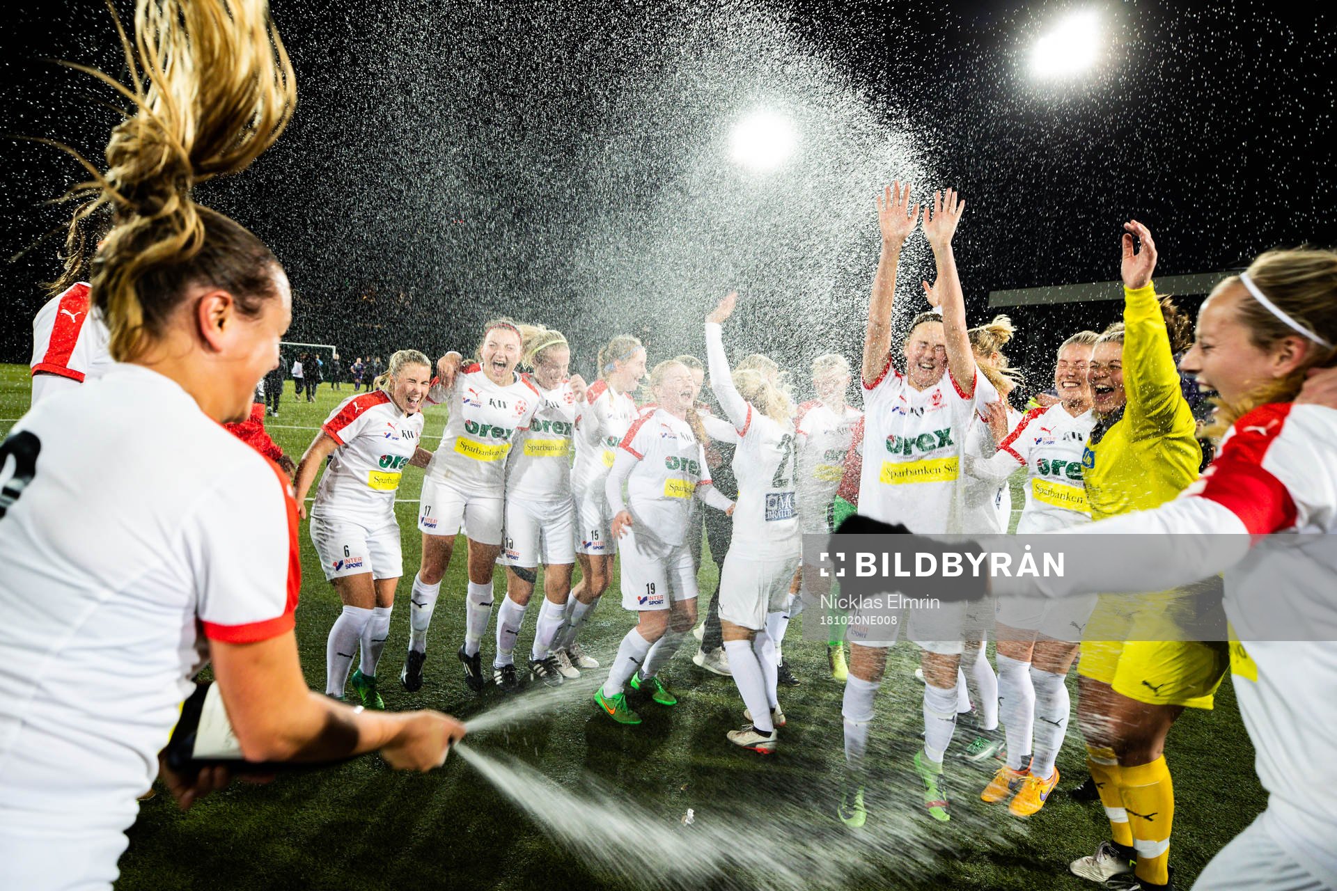 Borgebys spelare jublar