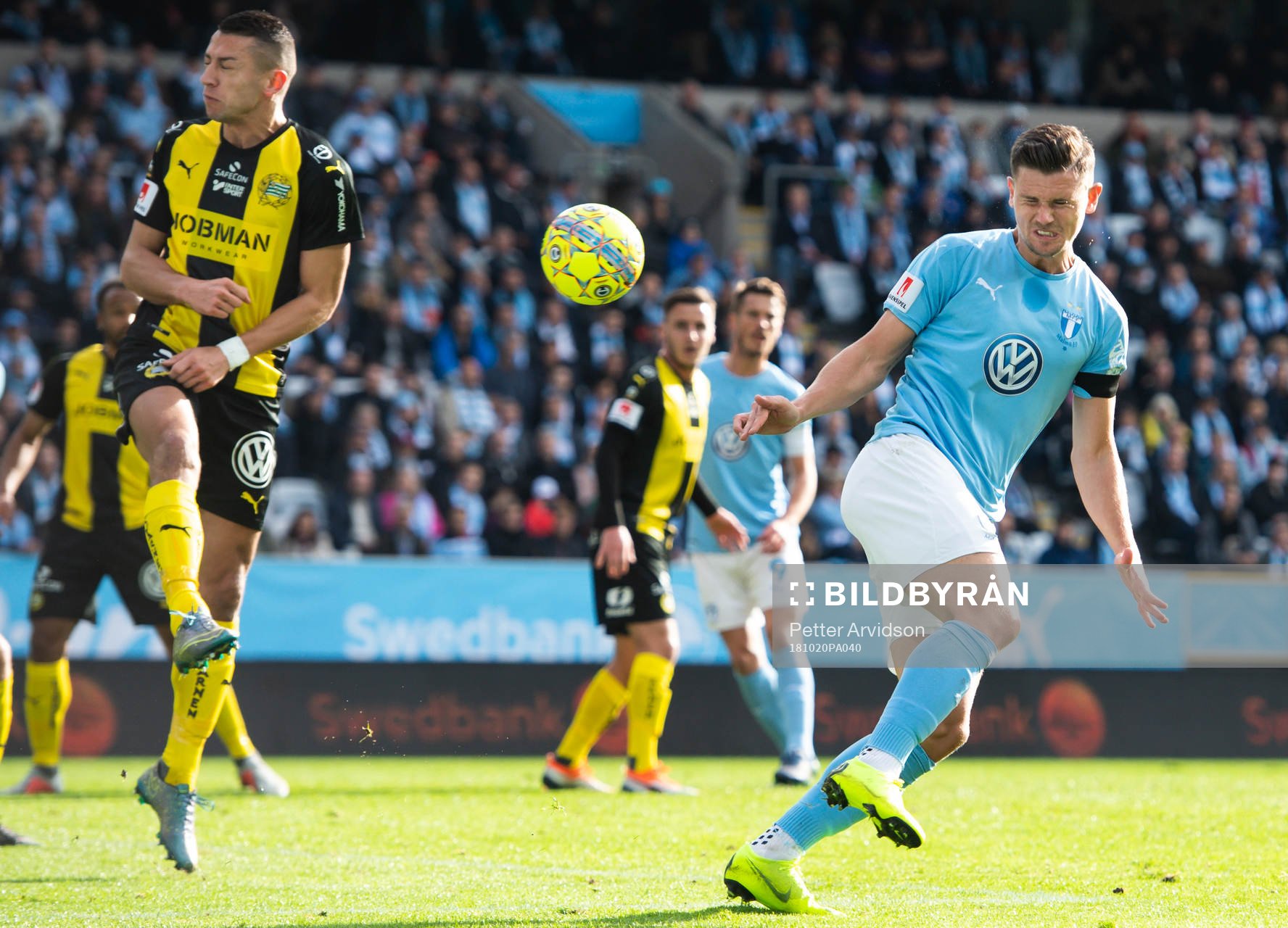 Hammarbys Nikola Djurdjic och Malmö FFs Marcus Antonsson