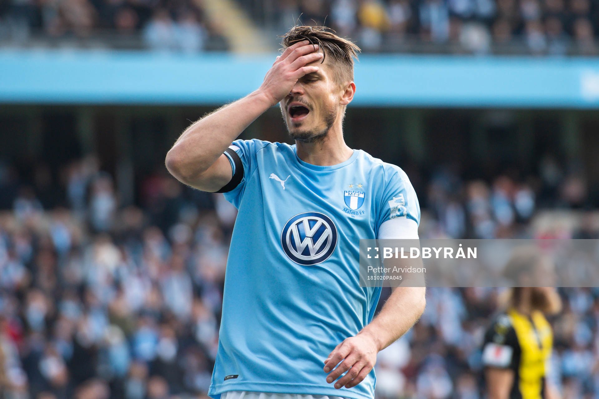 Malmö FFs Markus Rosenberg deppar