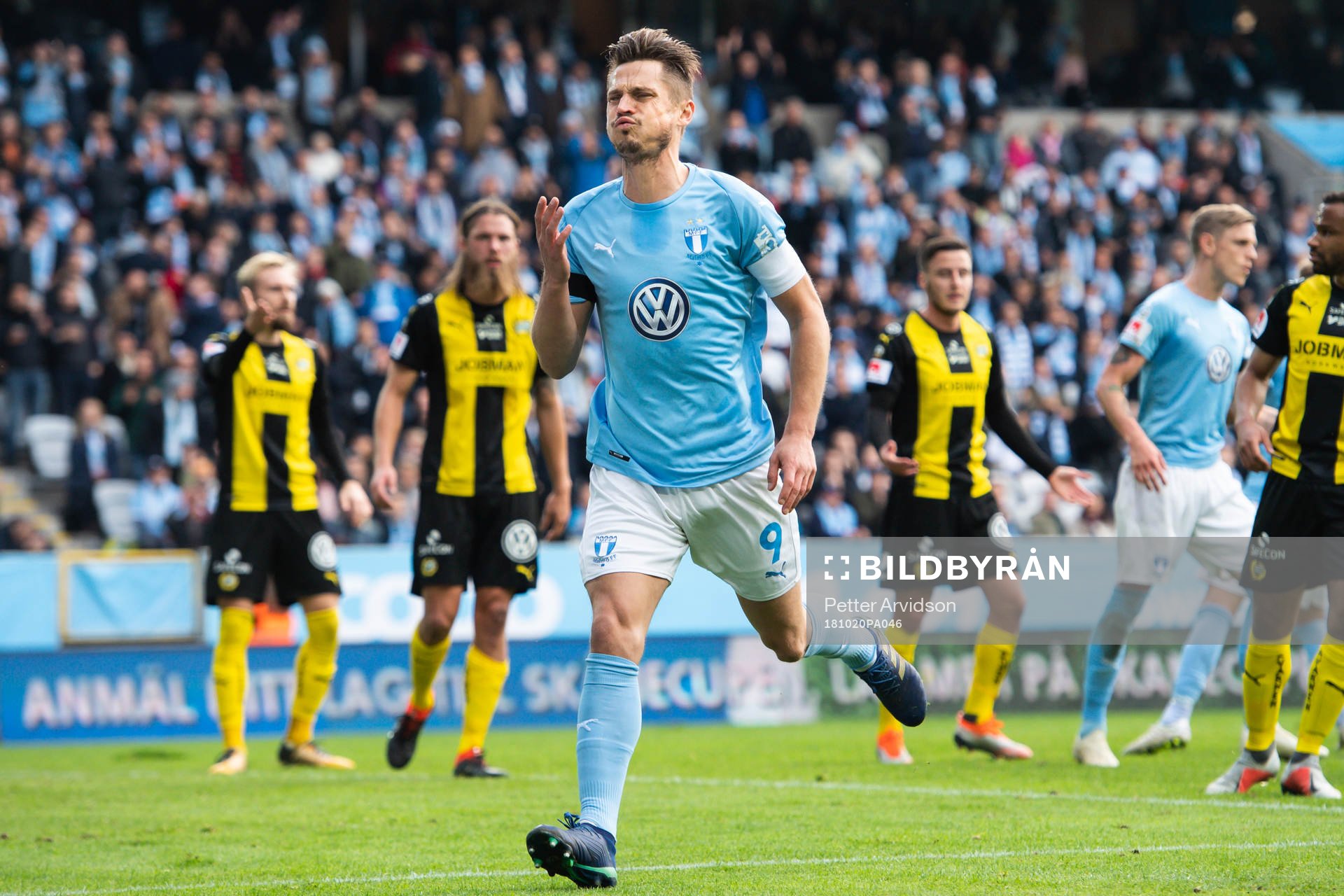 Malmö FFs Markus Rosenberg deppar