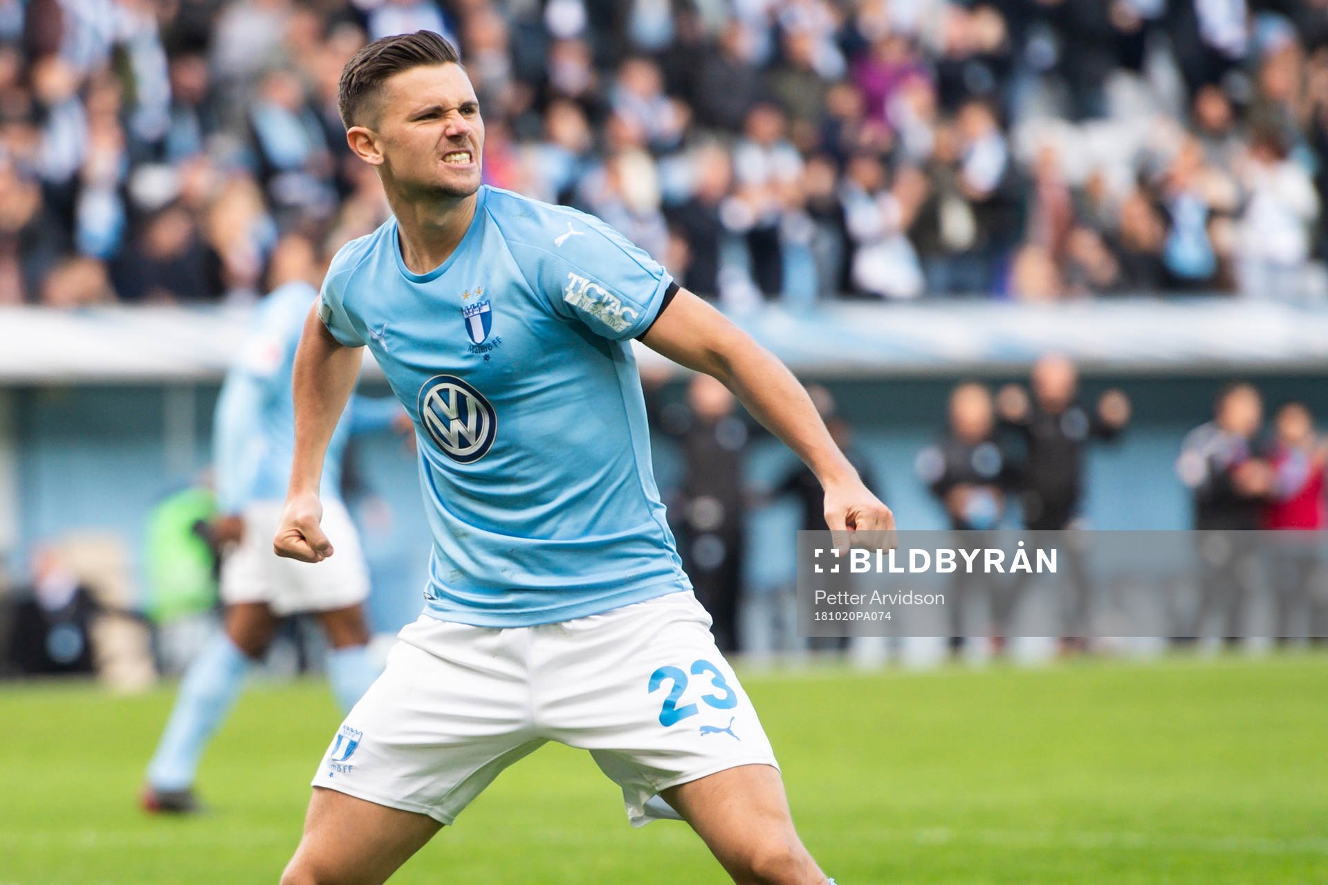 Malmö FFs Marcus Antonsson jublar