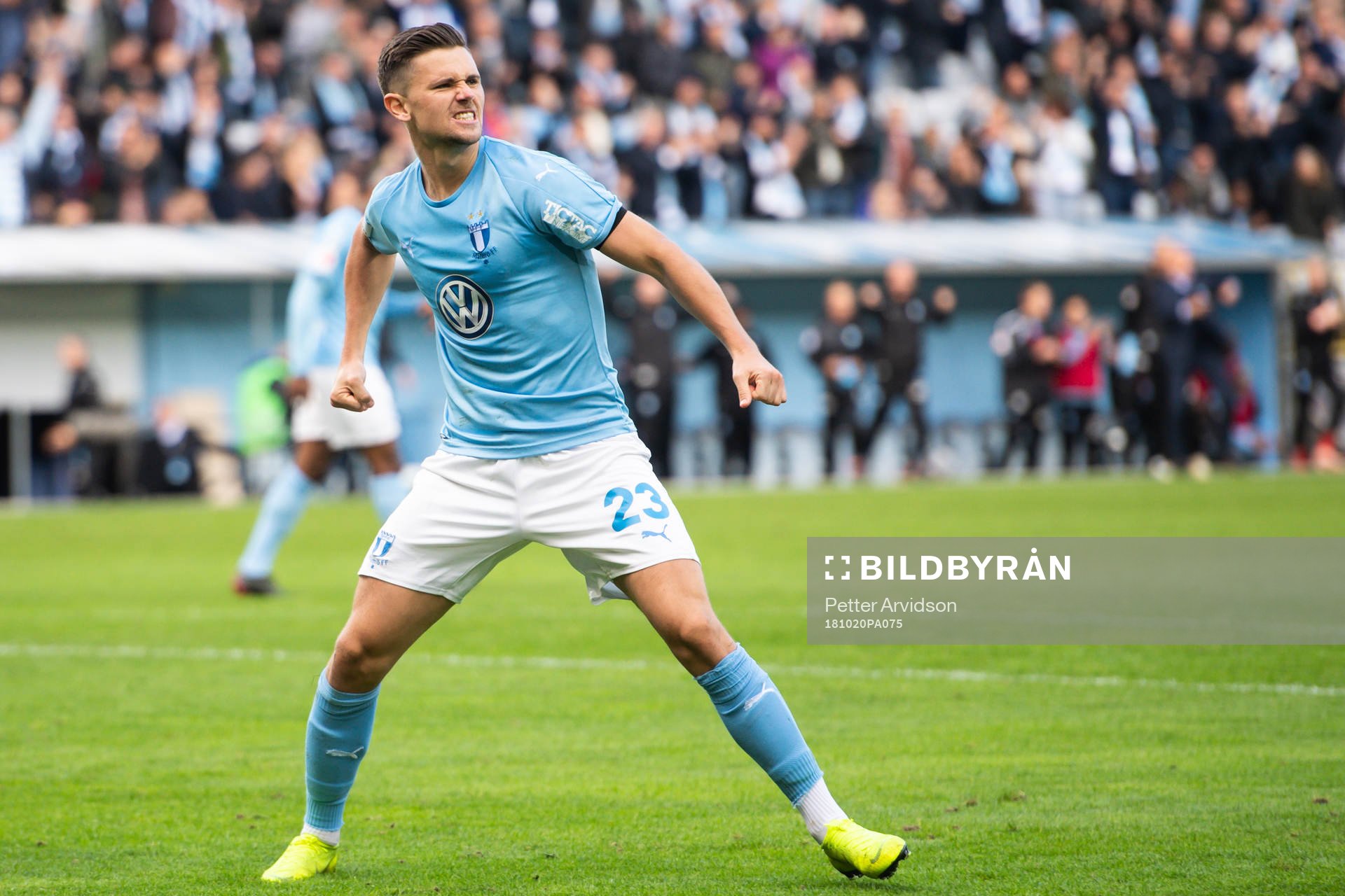 Malmö FFs Marcus Antonsson jublar