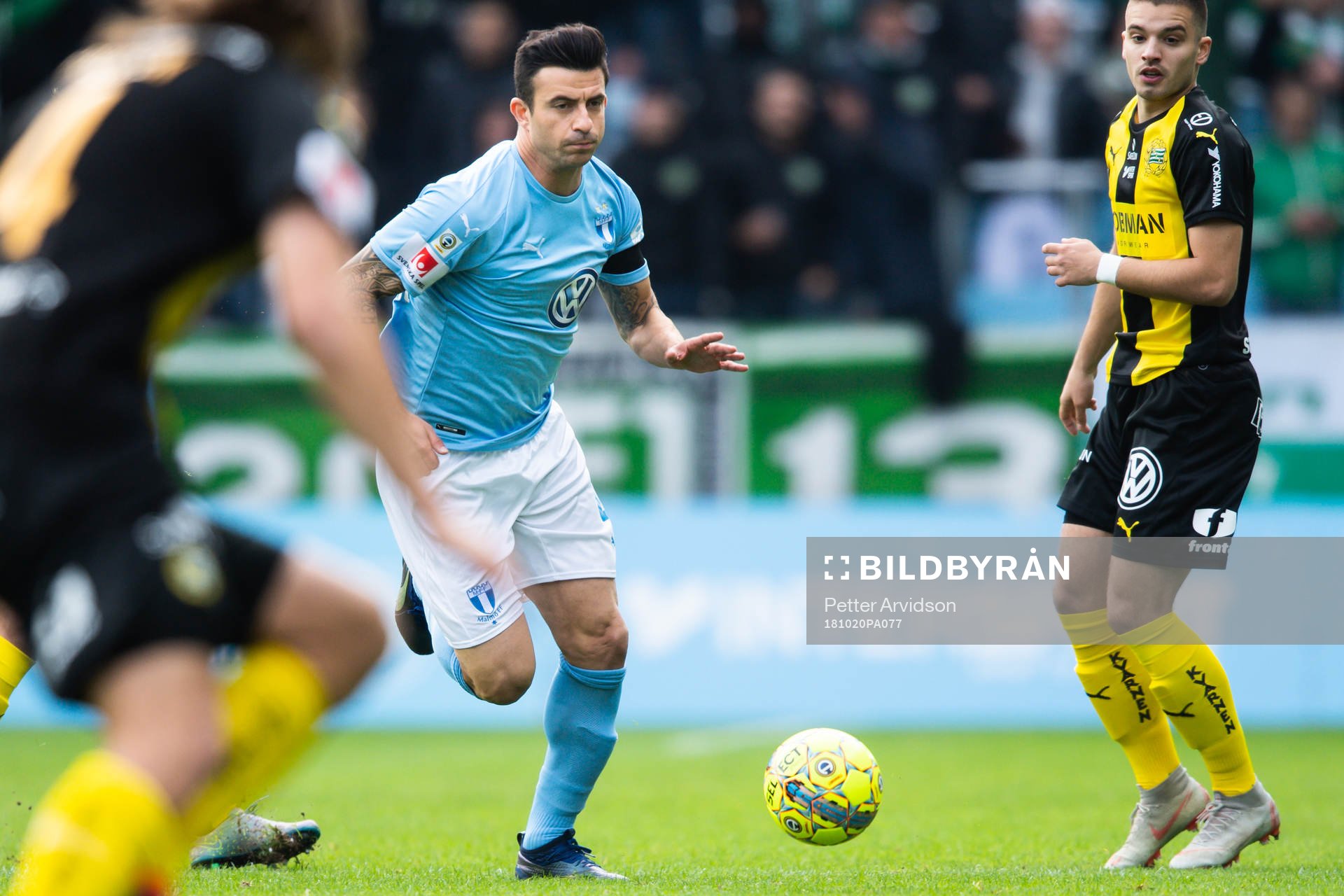 Malmö FFs Behrang Safari och Hammarbys Vladimir Rodic