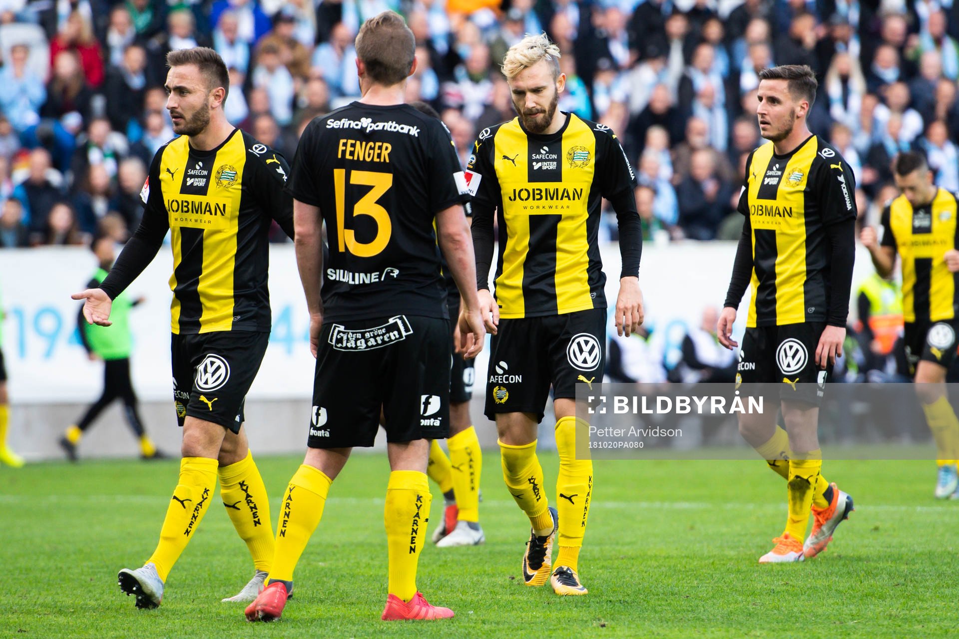 Hammarbys spelare deppar