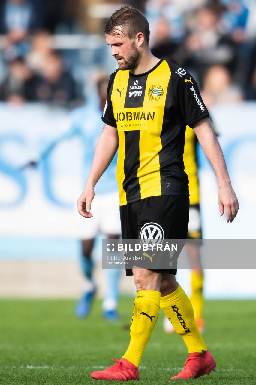 Hammarbys Mads Fenger Nielsen deppar