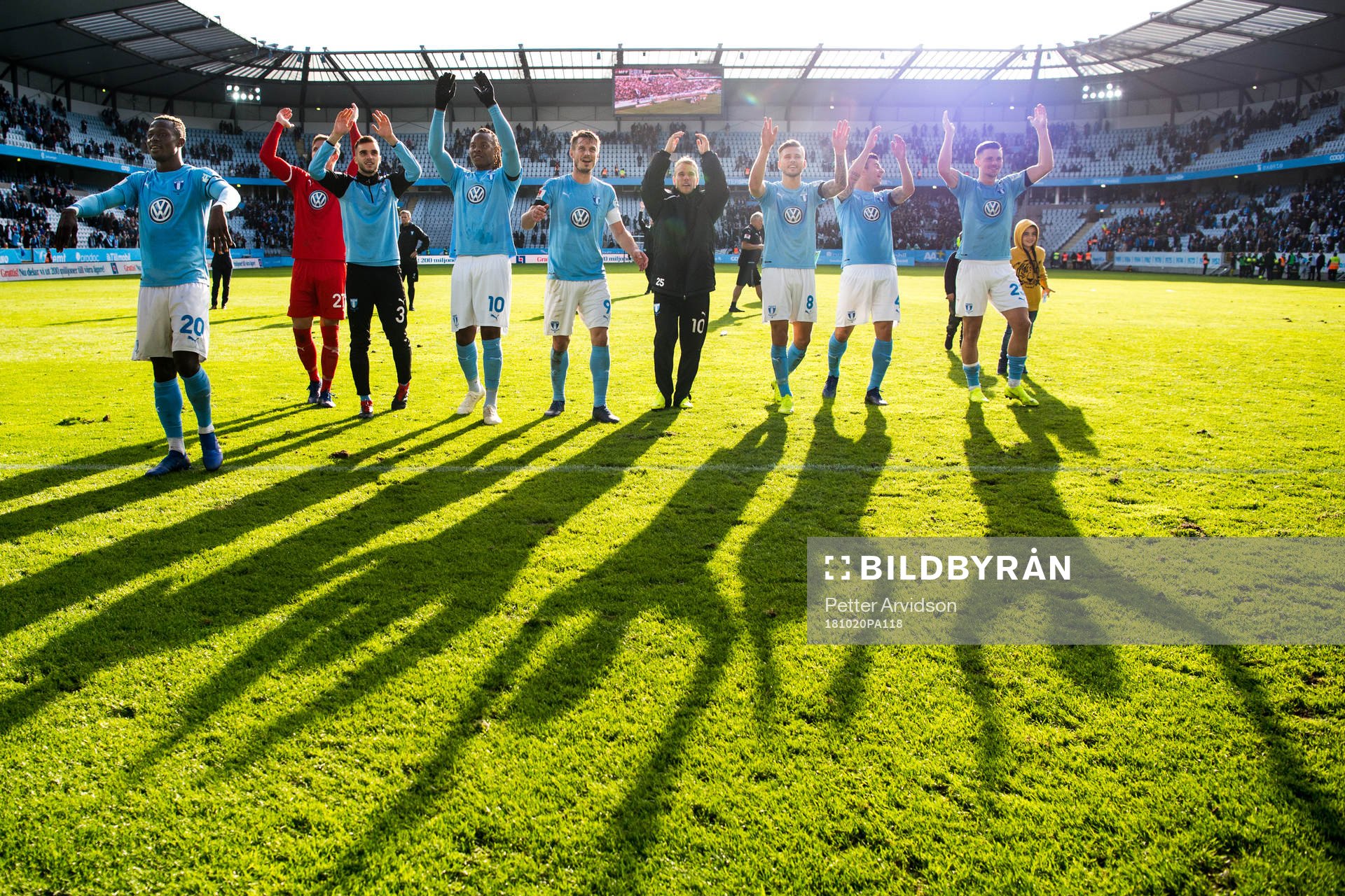 Malmö FFs spelare jublar