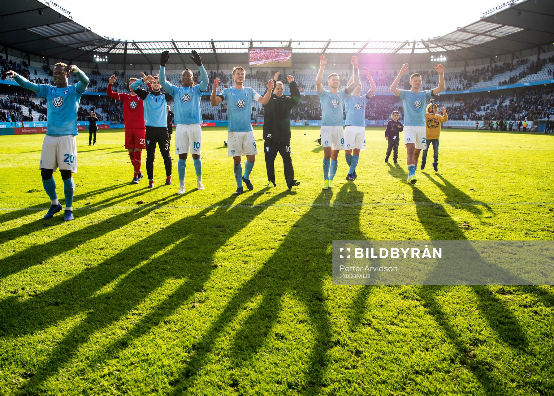Malmö FFs spelare jublar