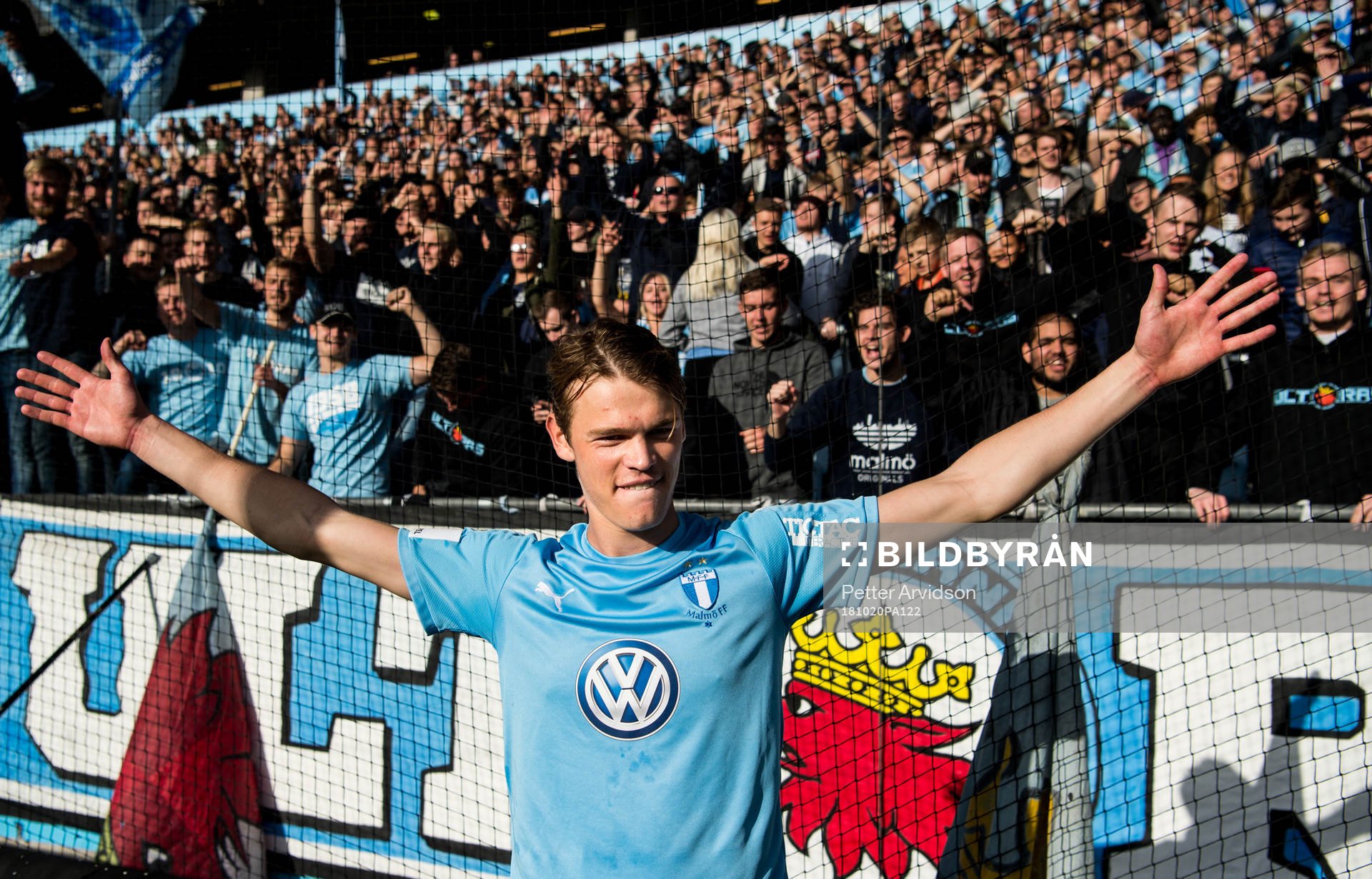 Malmö FFs Hugo Andersson jublar