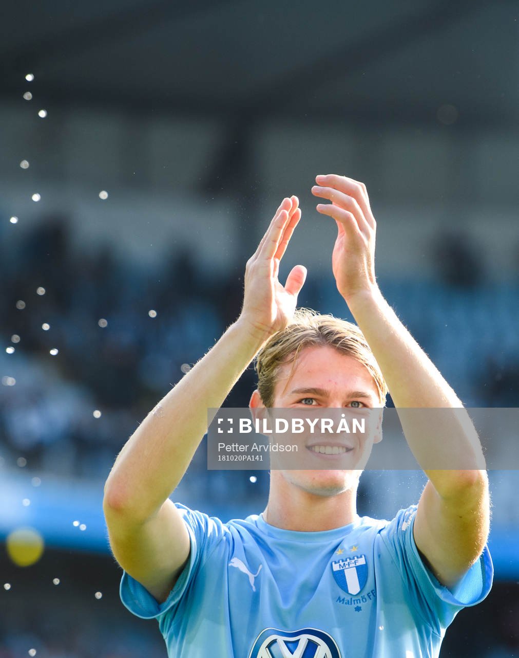 Malmö FFs Hugo Andersson jublar