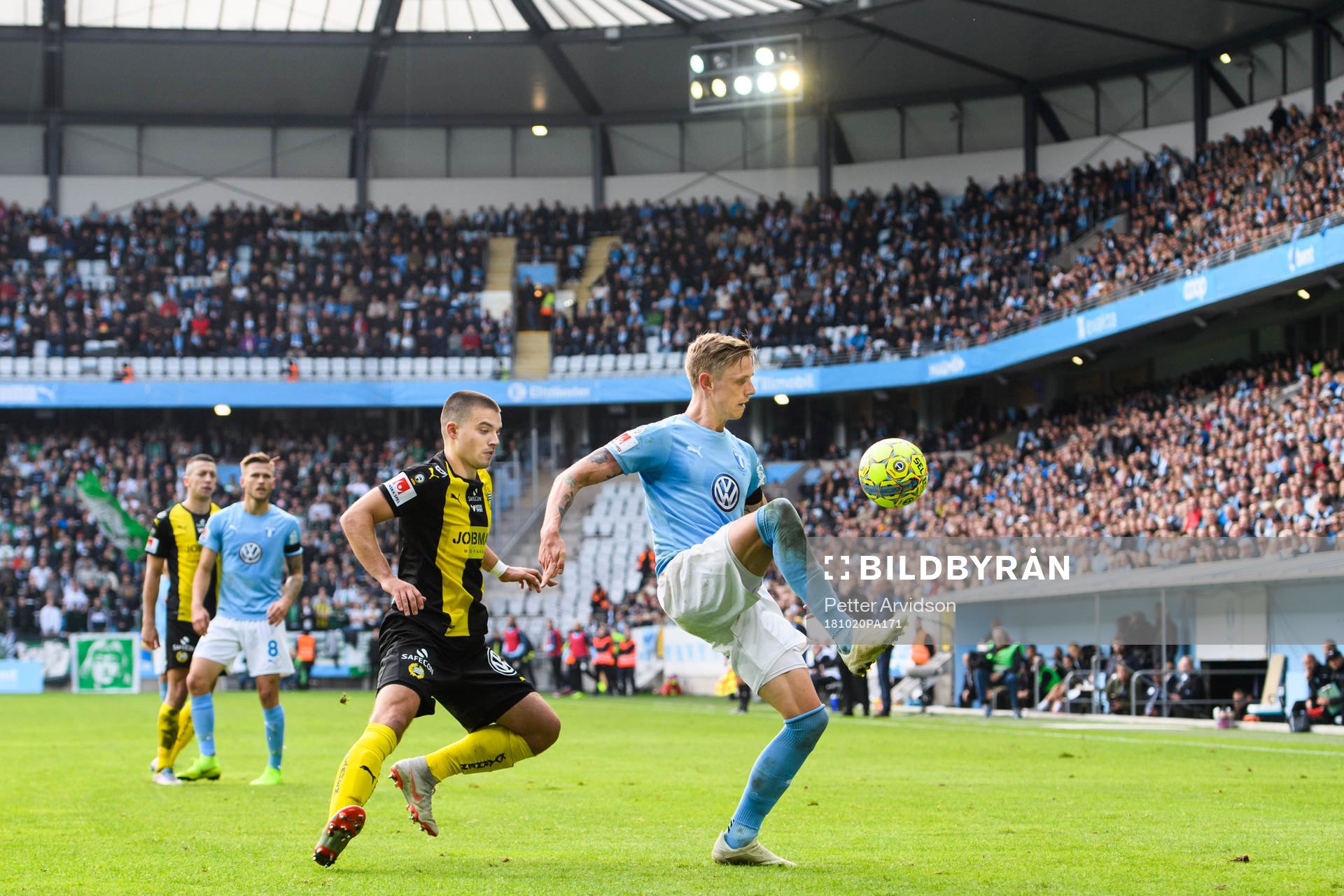 Hammarbys Vladimir Rodic och Malmö FFs Sören Rieks