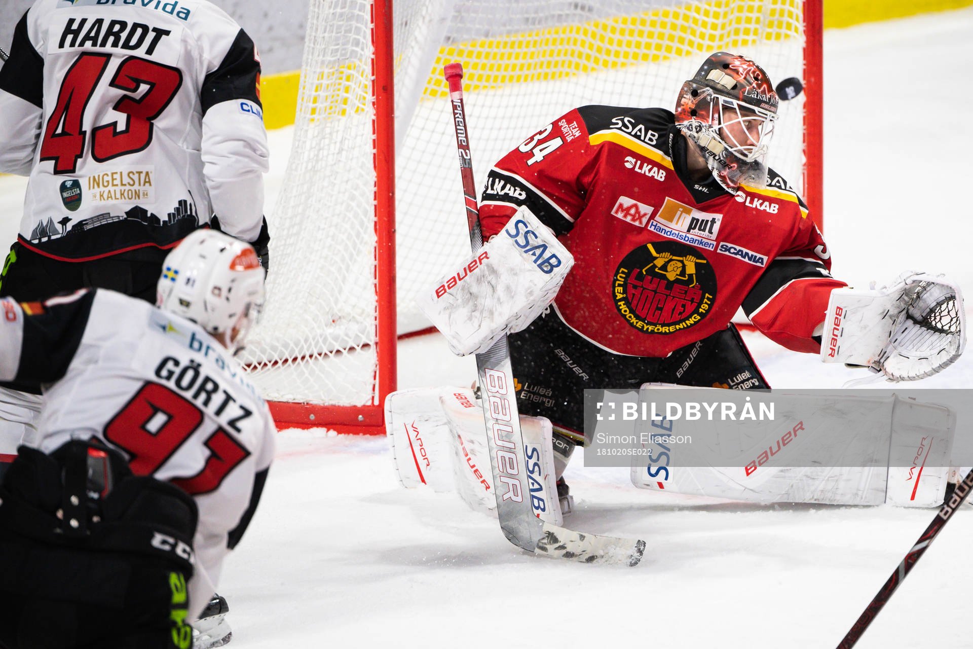 Luleås målvakt Joel Lassinantti