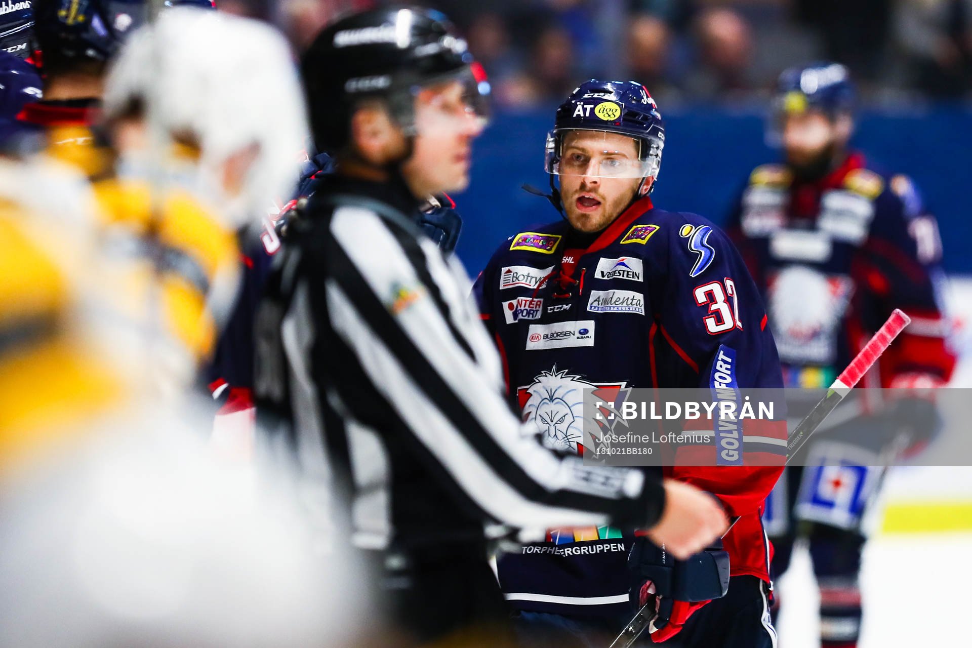 Linköpings Lukas Bengtsson jublar