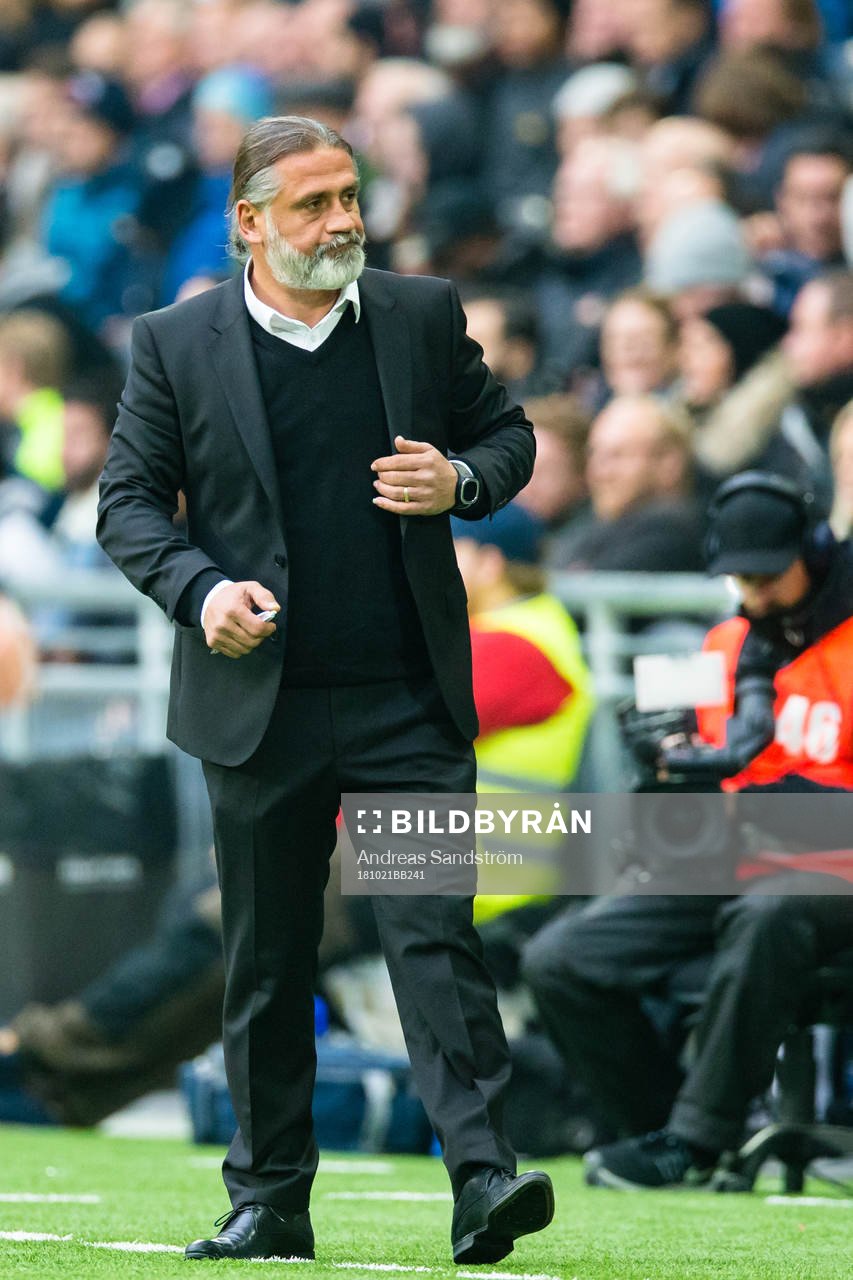 Djurgårdens tränare Özcan Melkemichel