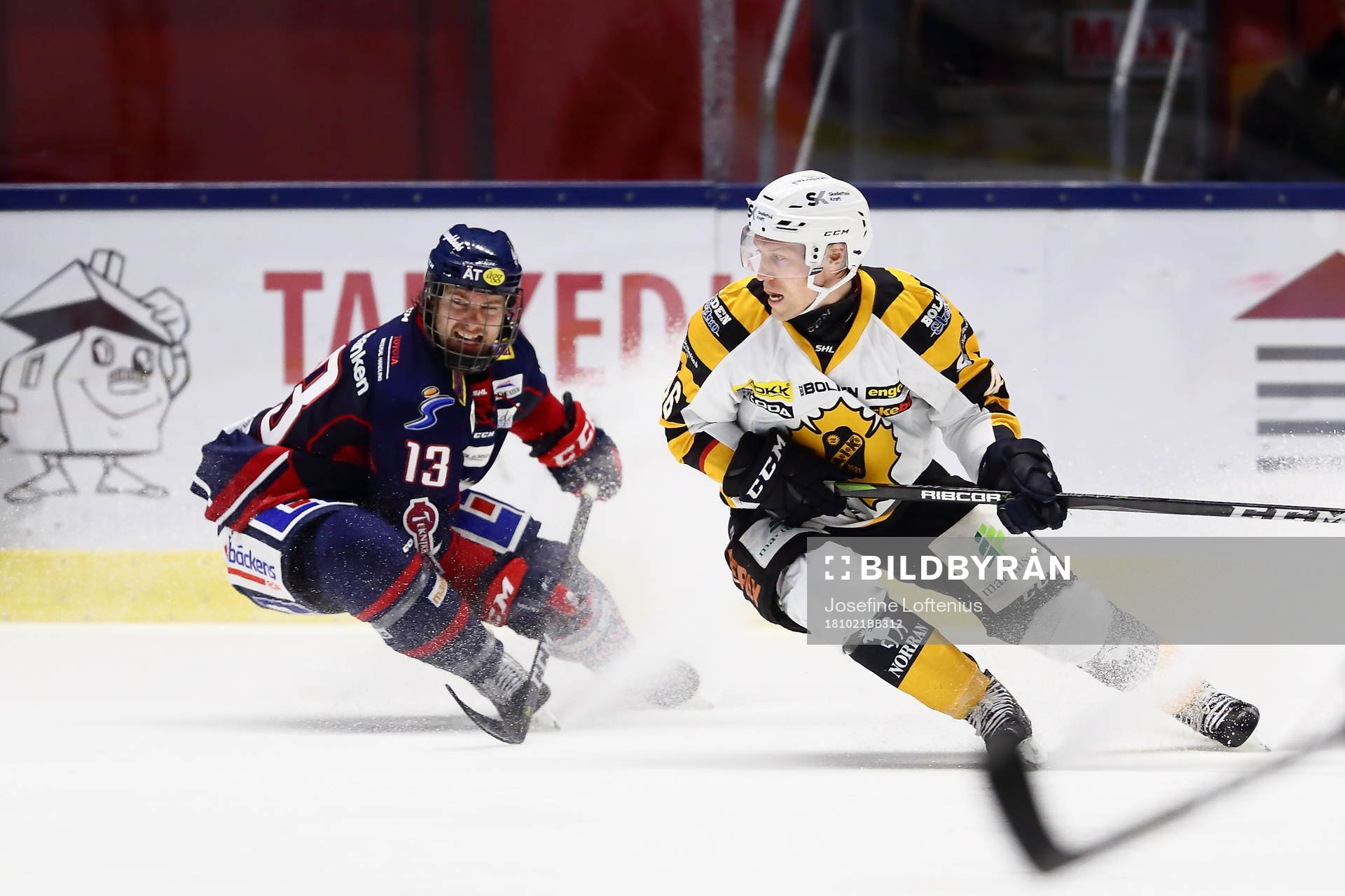 Skellefteås Mathis Olimb och Linköpings Andrew Gordon