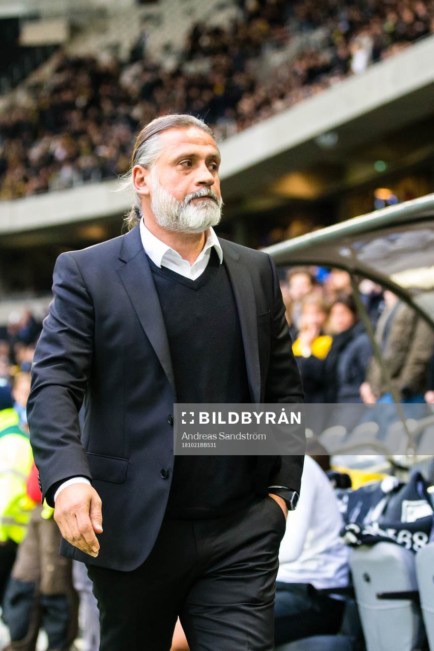 Djurgårdens tränare Özcan Melkemichel
