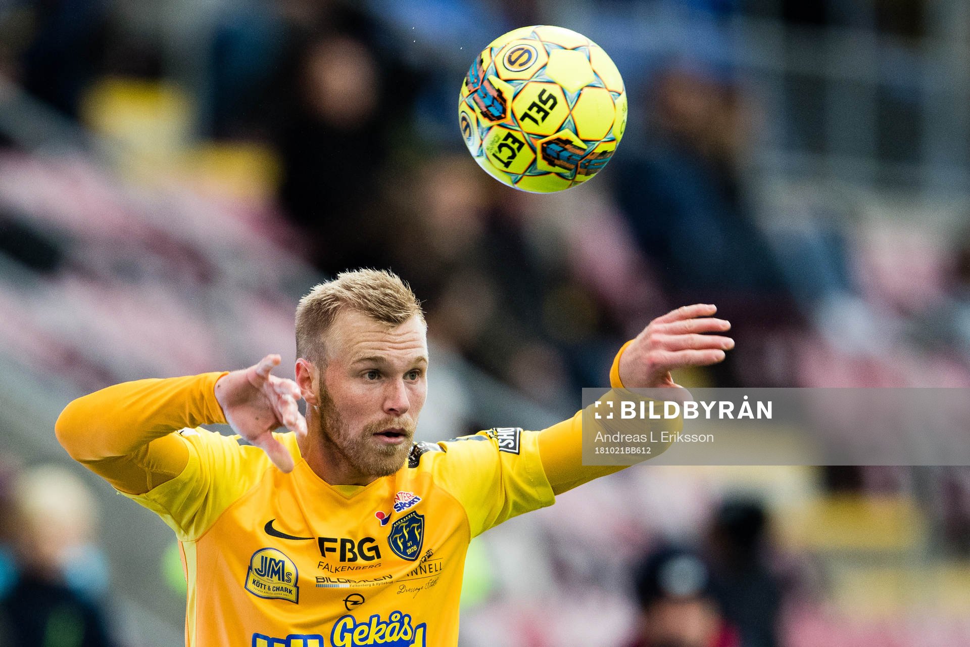 Falkenbergs Per Karlsson med ett inkast