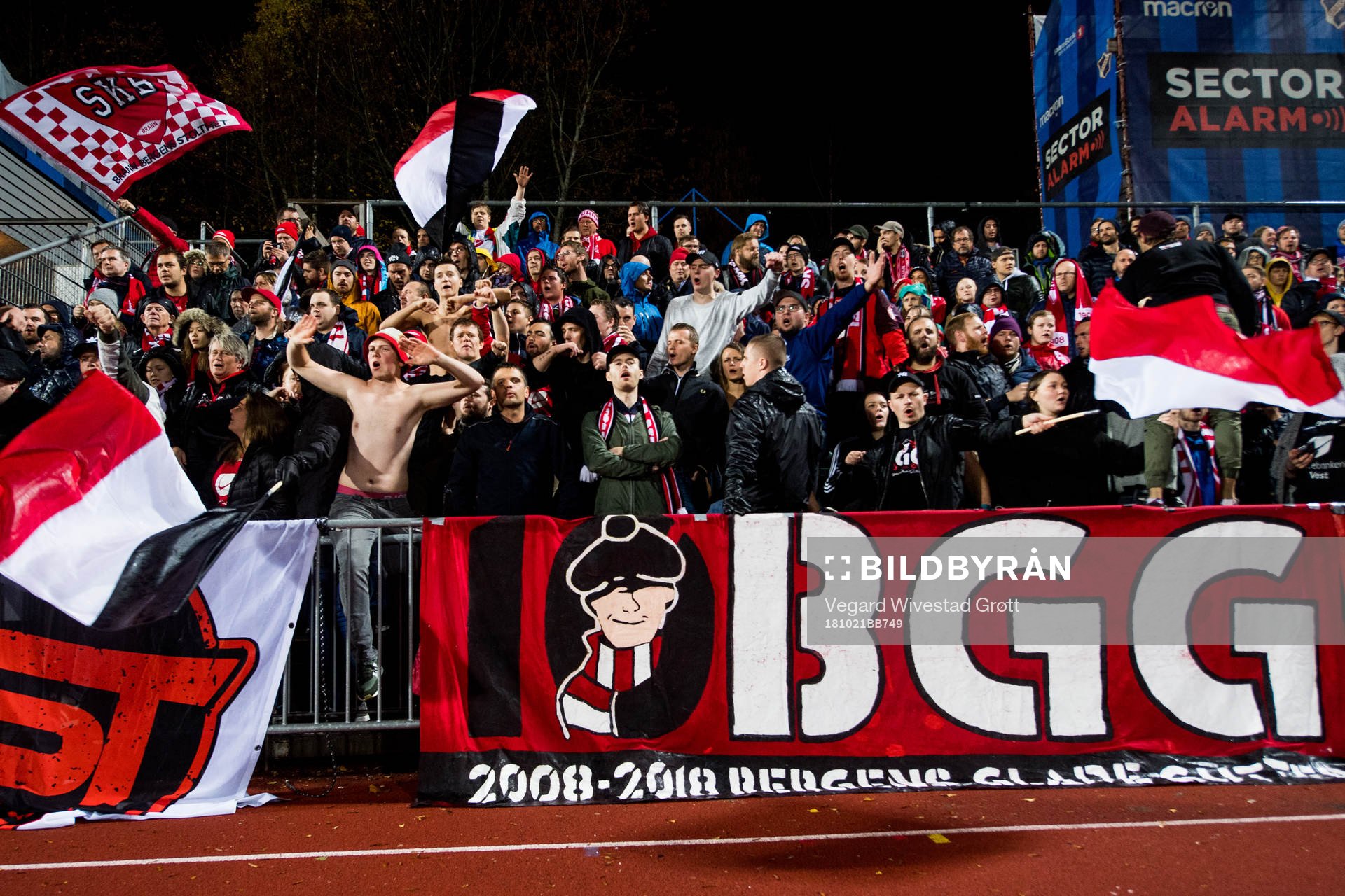 Supporters of Brann