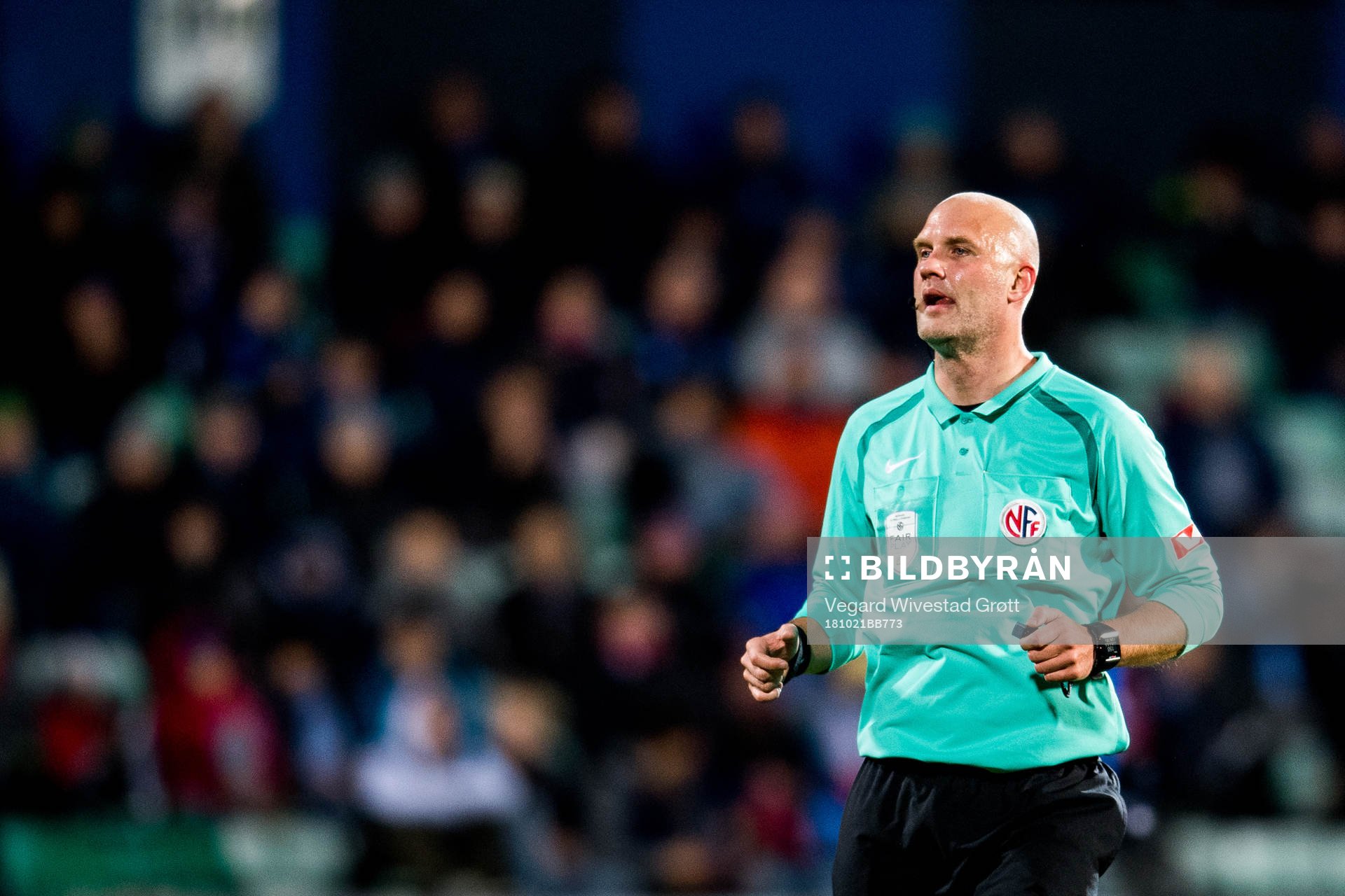 Referee Trond Ivar Døvle