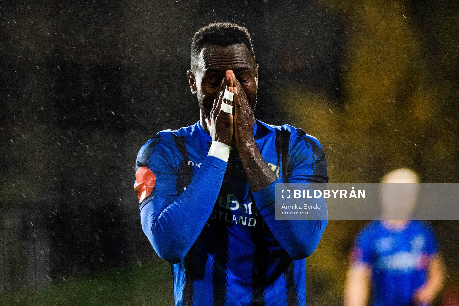 Franck Boli of Stabæk looks dejected