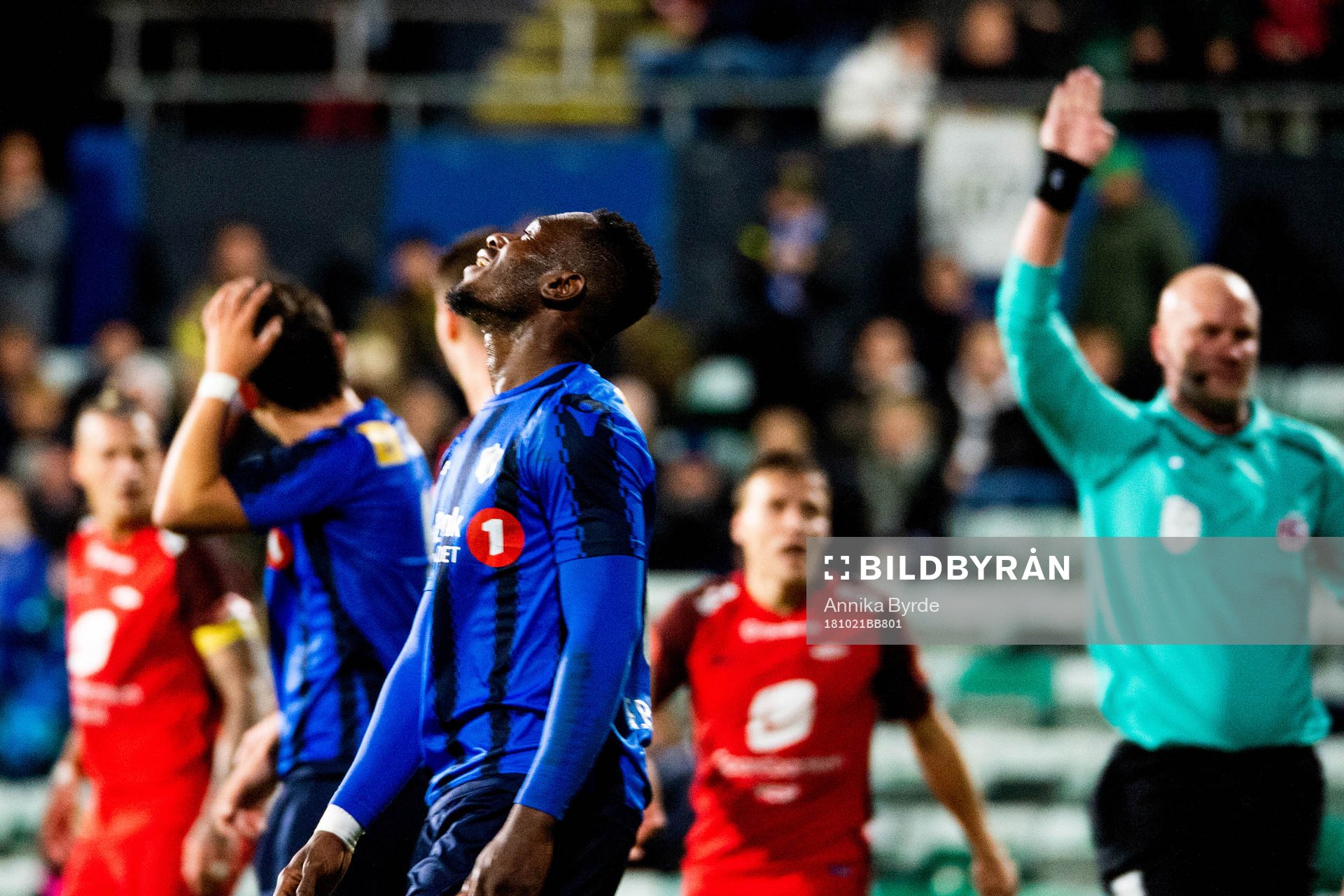 Franck Boli of Stabæk looks dejected